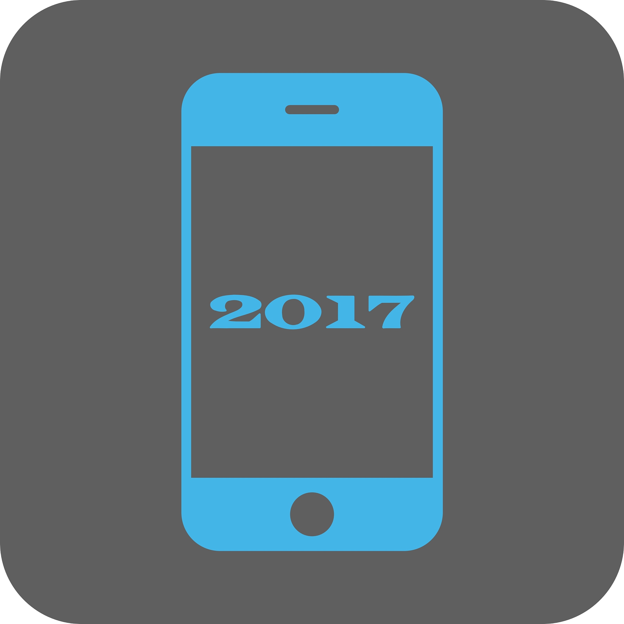 圆形,2017年,计算机图标,正方形,智能手机,无线电通