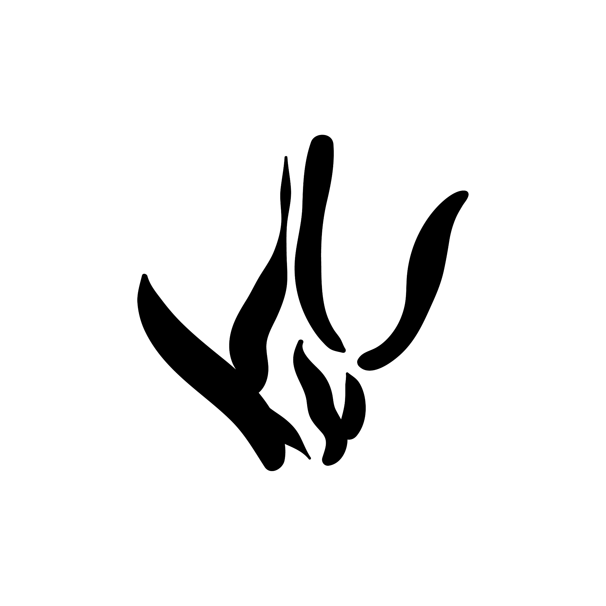 woman vagina icon on white