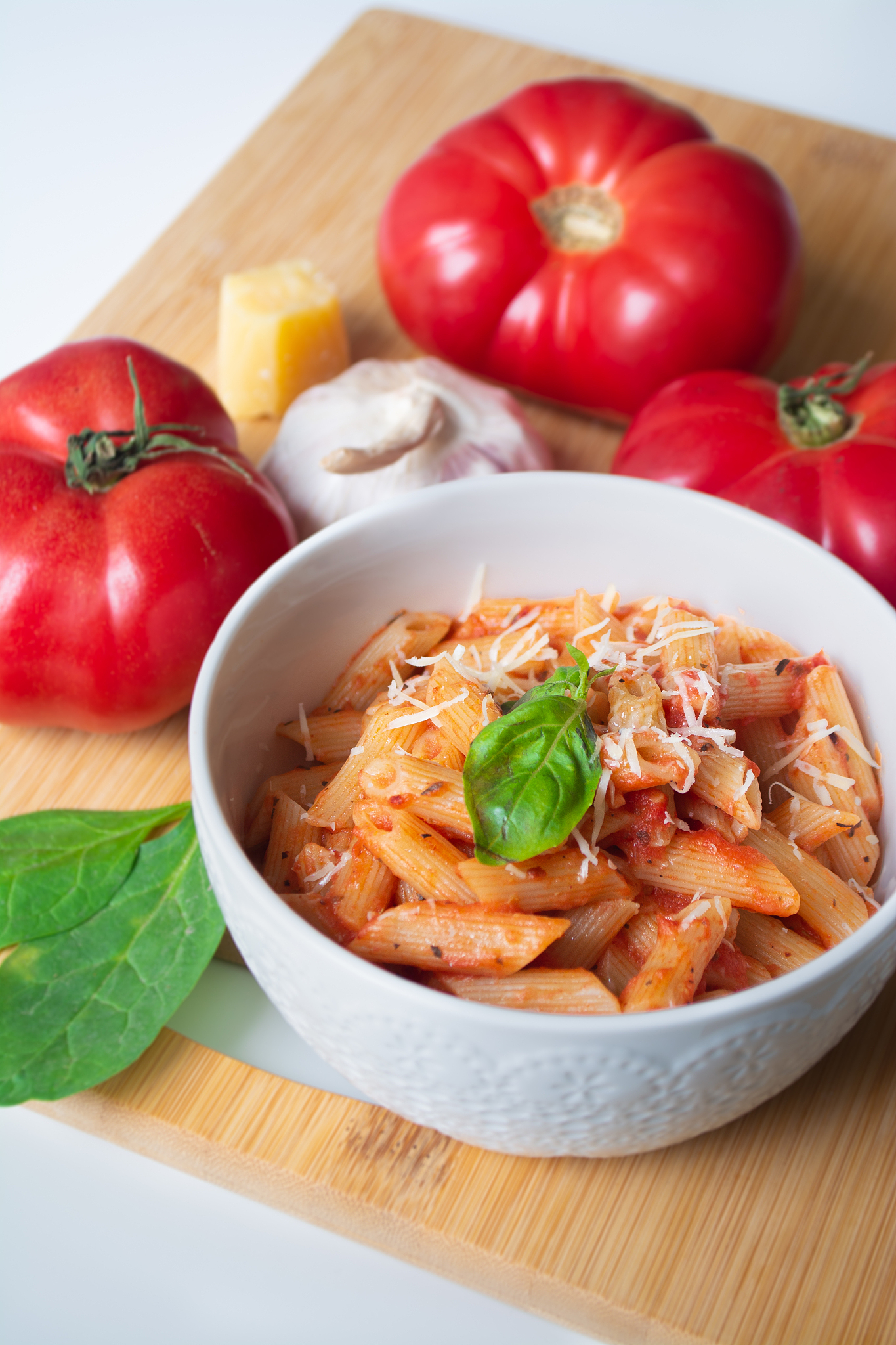 classic italian penne pasta arabiata