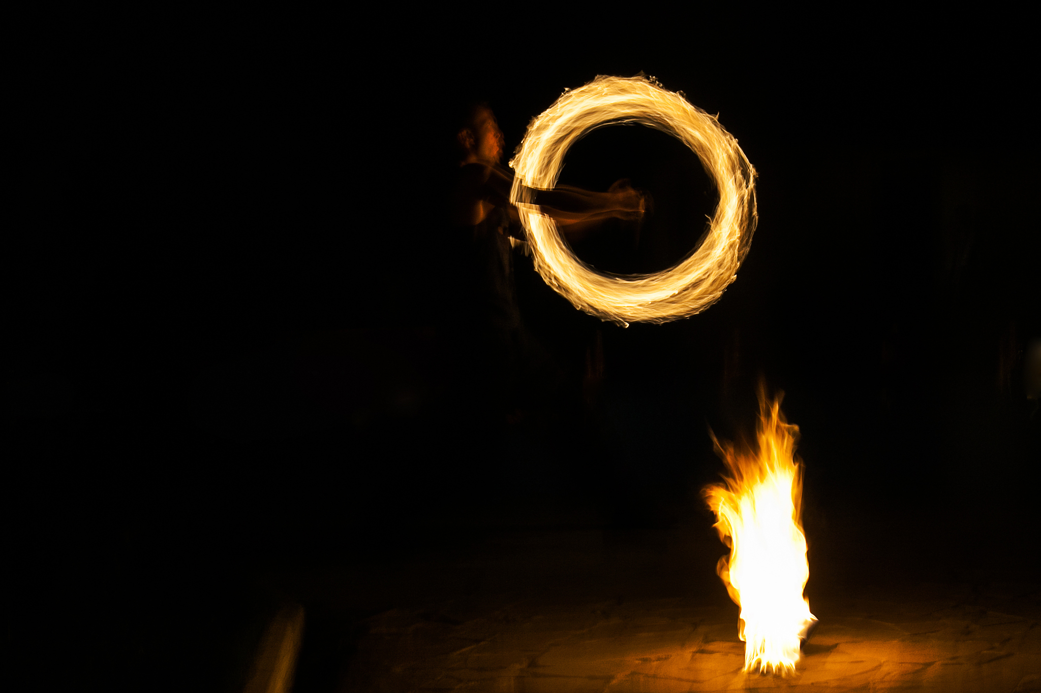 fire at night