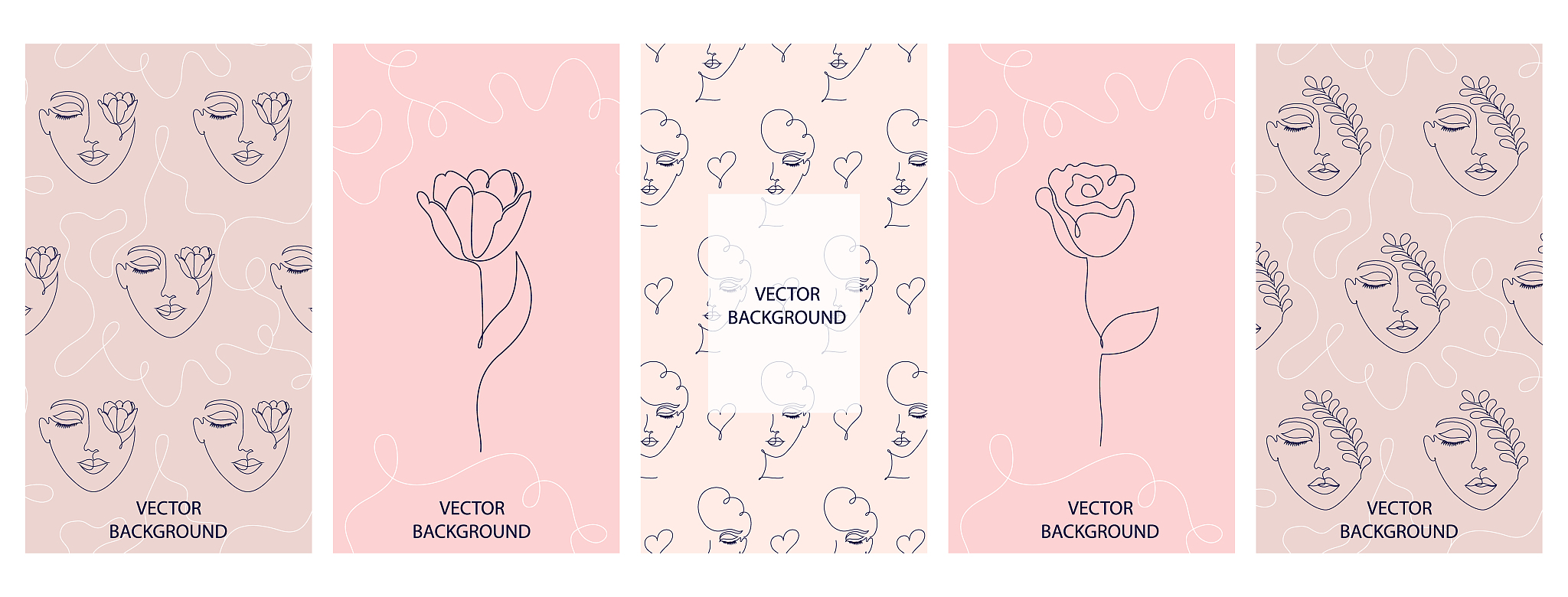 set of flyers
