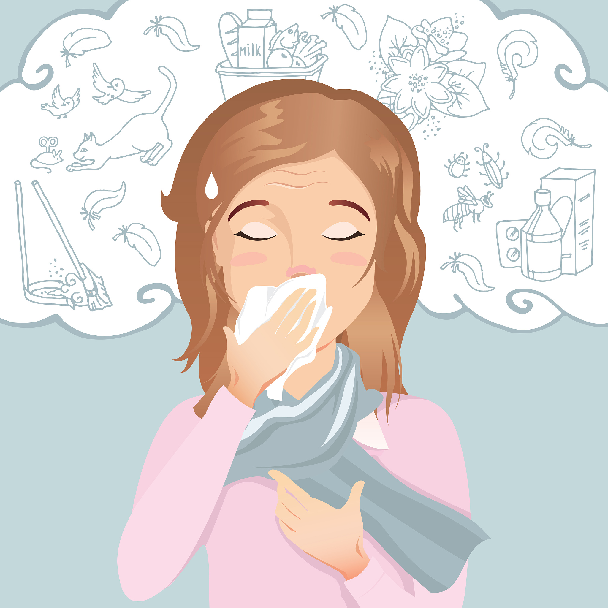 喉咙痛发烧咳嗽全身酸痛