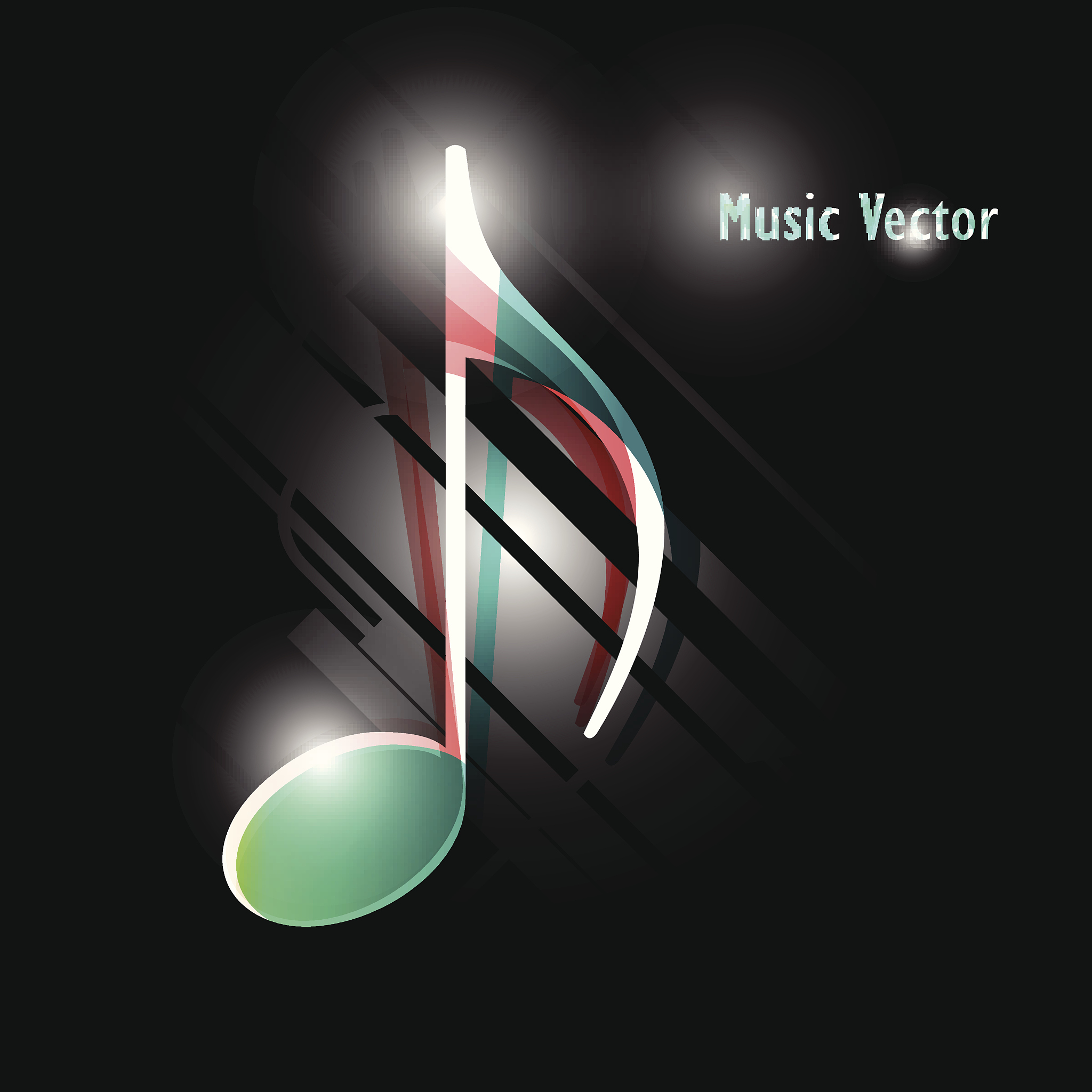 vector music background