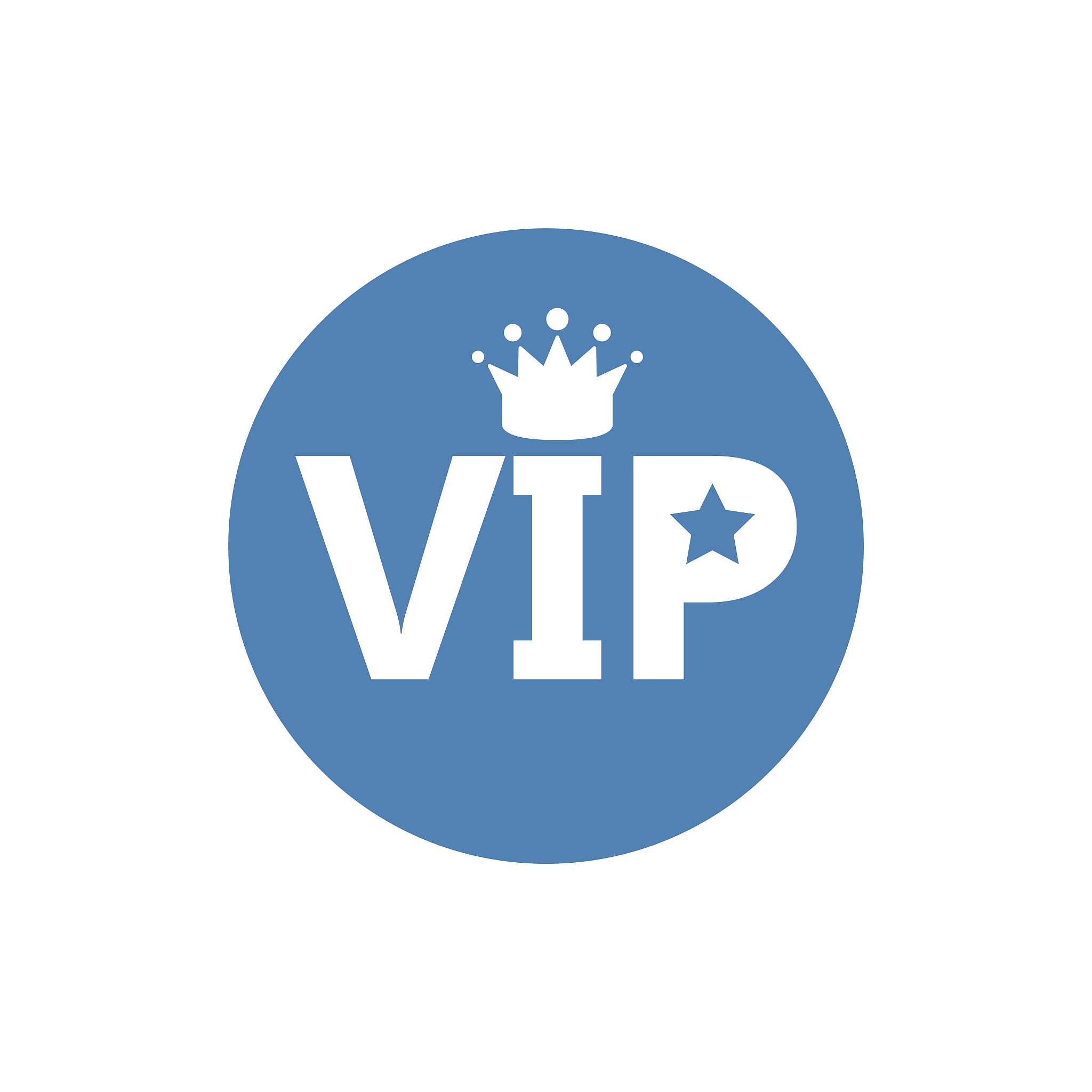 vip icon. priority sign and symbol. flat style vector illustrati