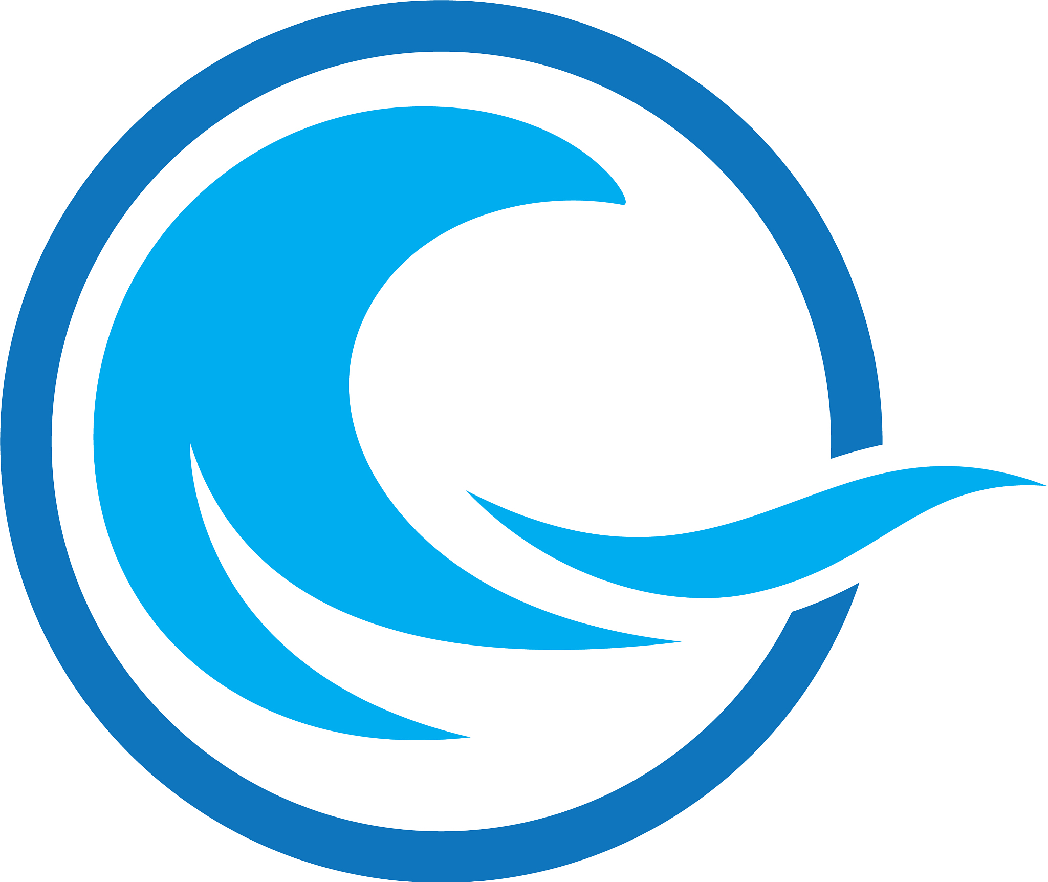 water wave symbol and icon logo template