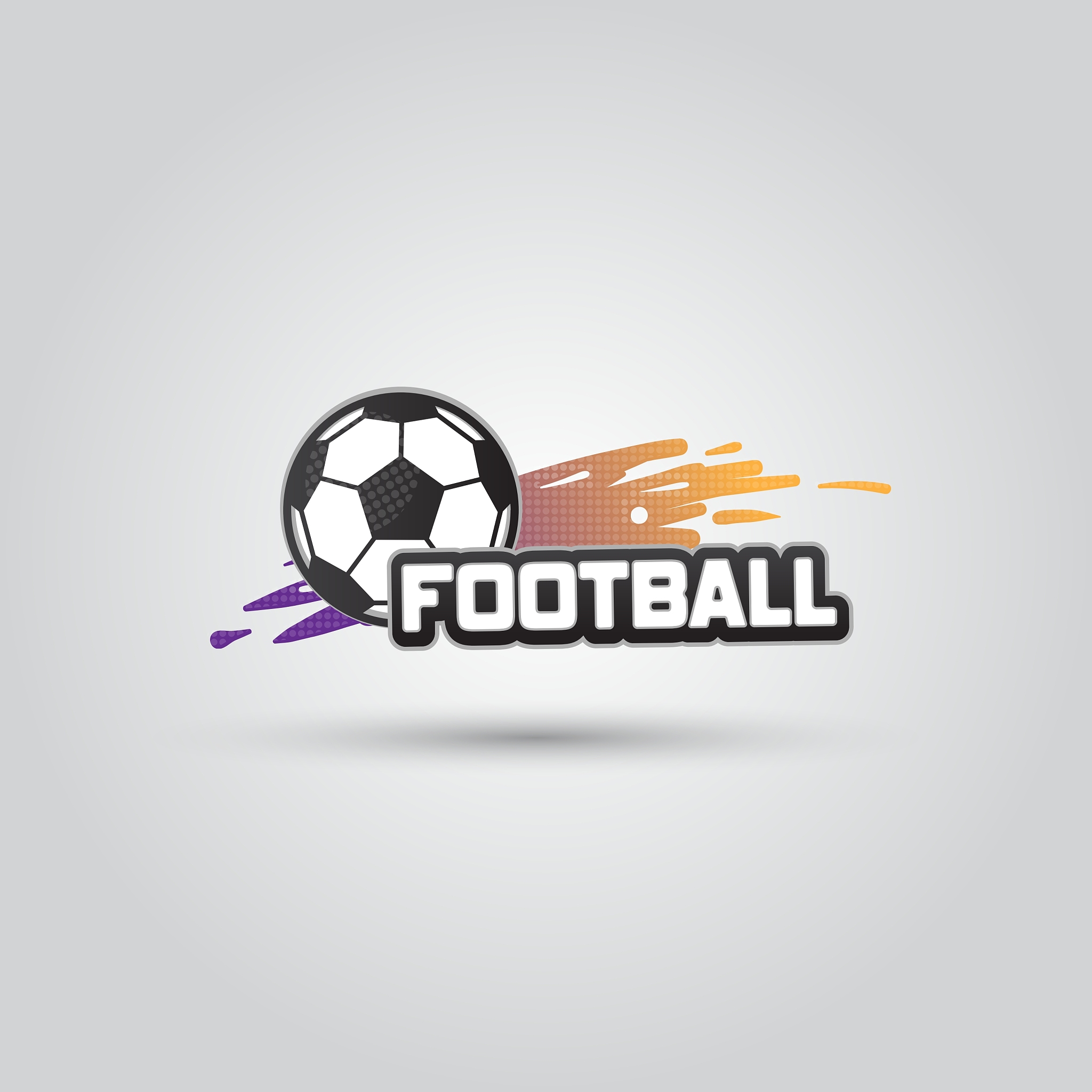 ball symbol football logo badge sport emblem