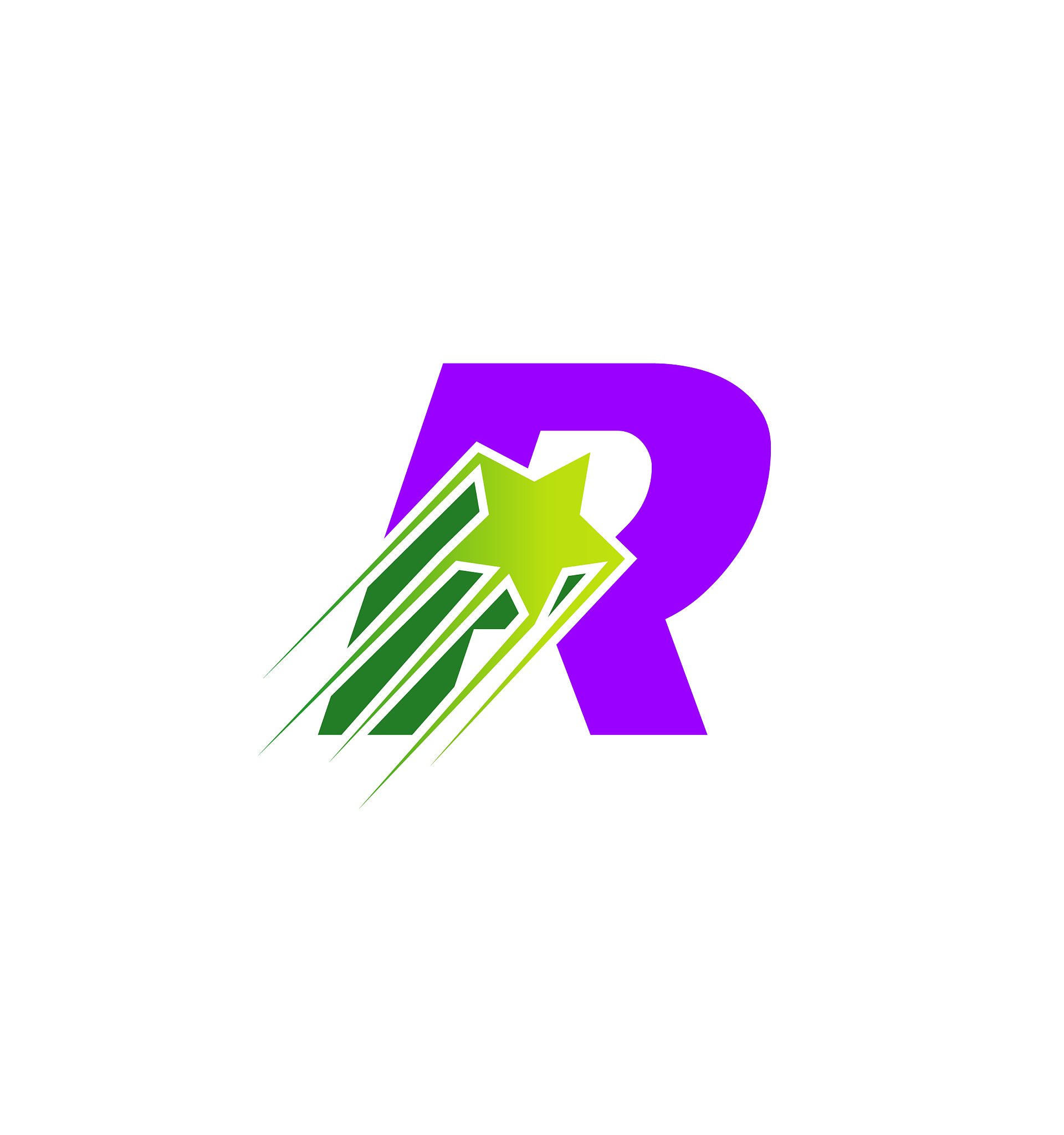 letter r logo icon design template elements