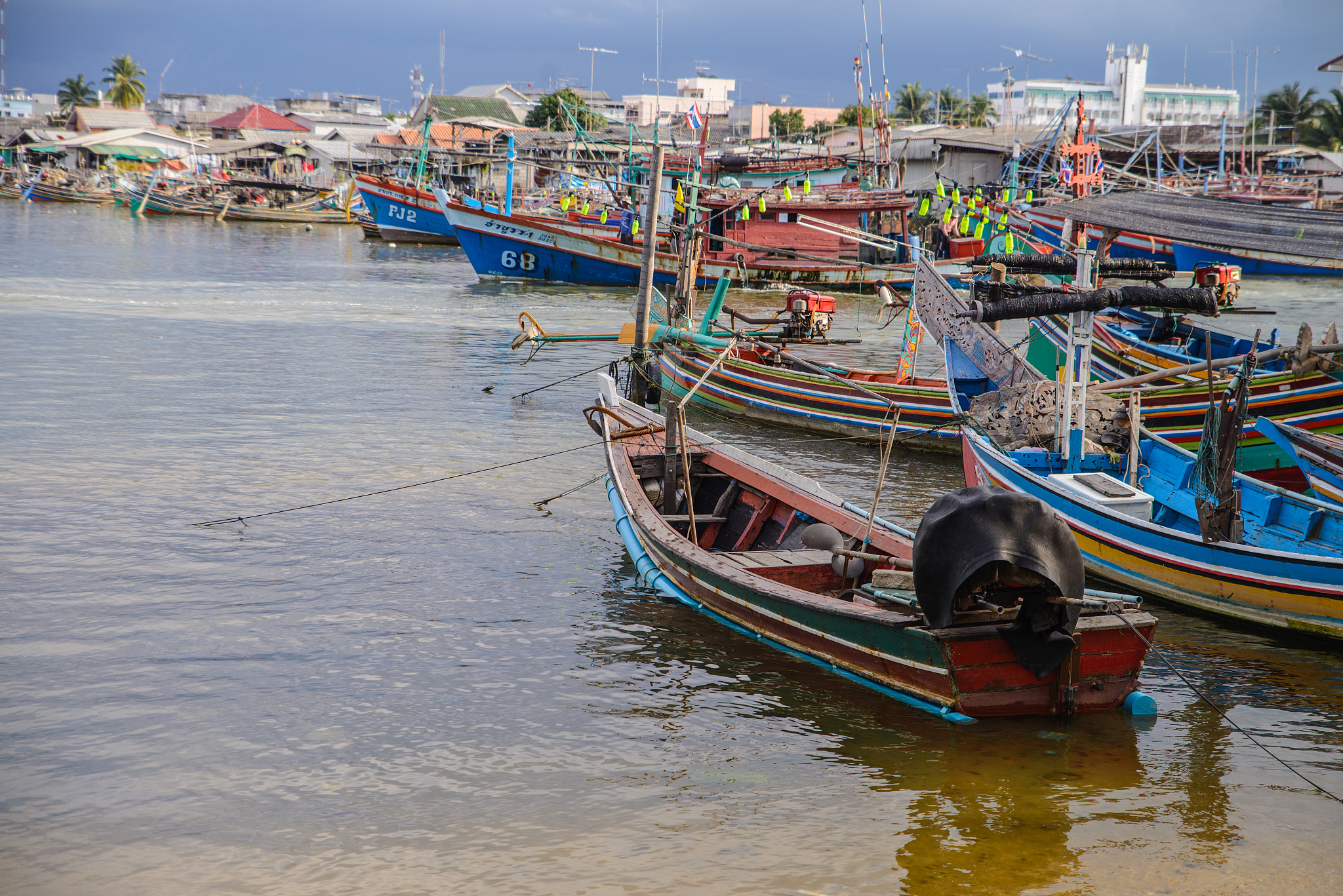 fishing boat in the sea