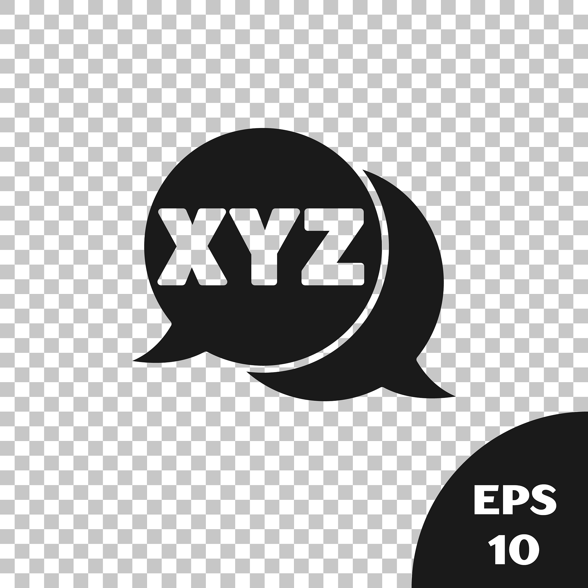 black xyz coordinate system icon isolated on