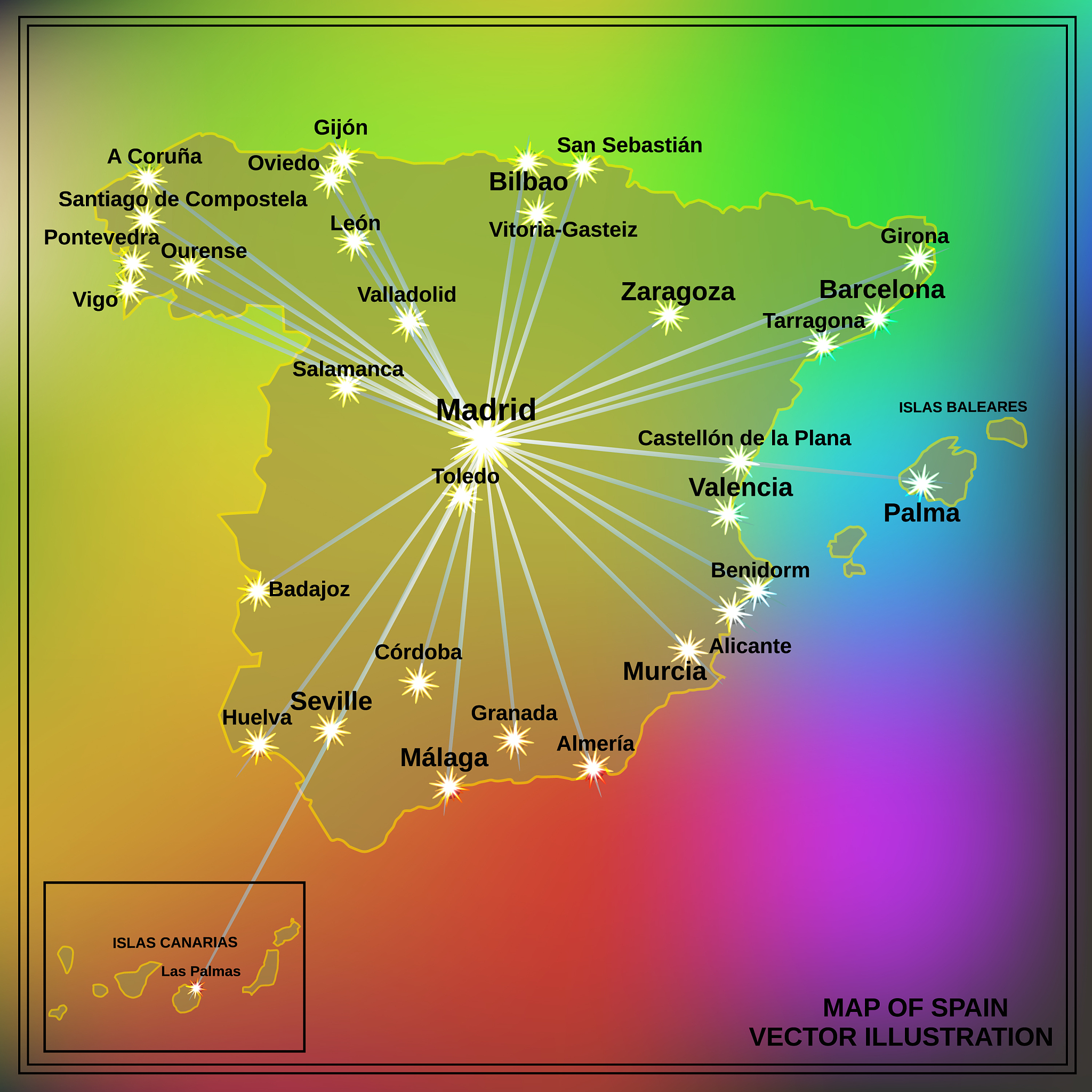 spain map