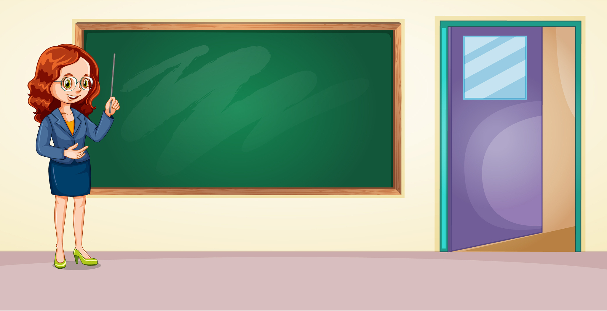 a teacher in the classroom