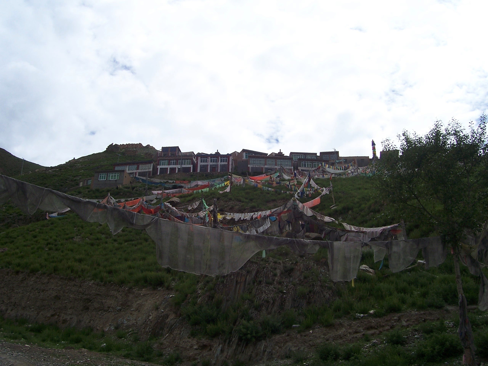 tibetan hillside