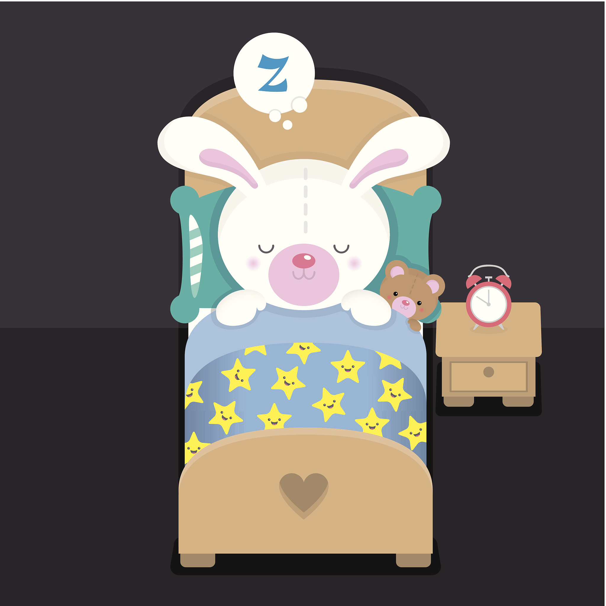 🌟 小熊与小兔的星夜奇遇：一个关于友谊和梦想的睡前故事