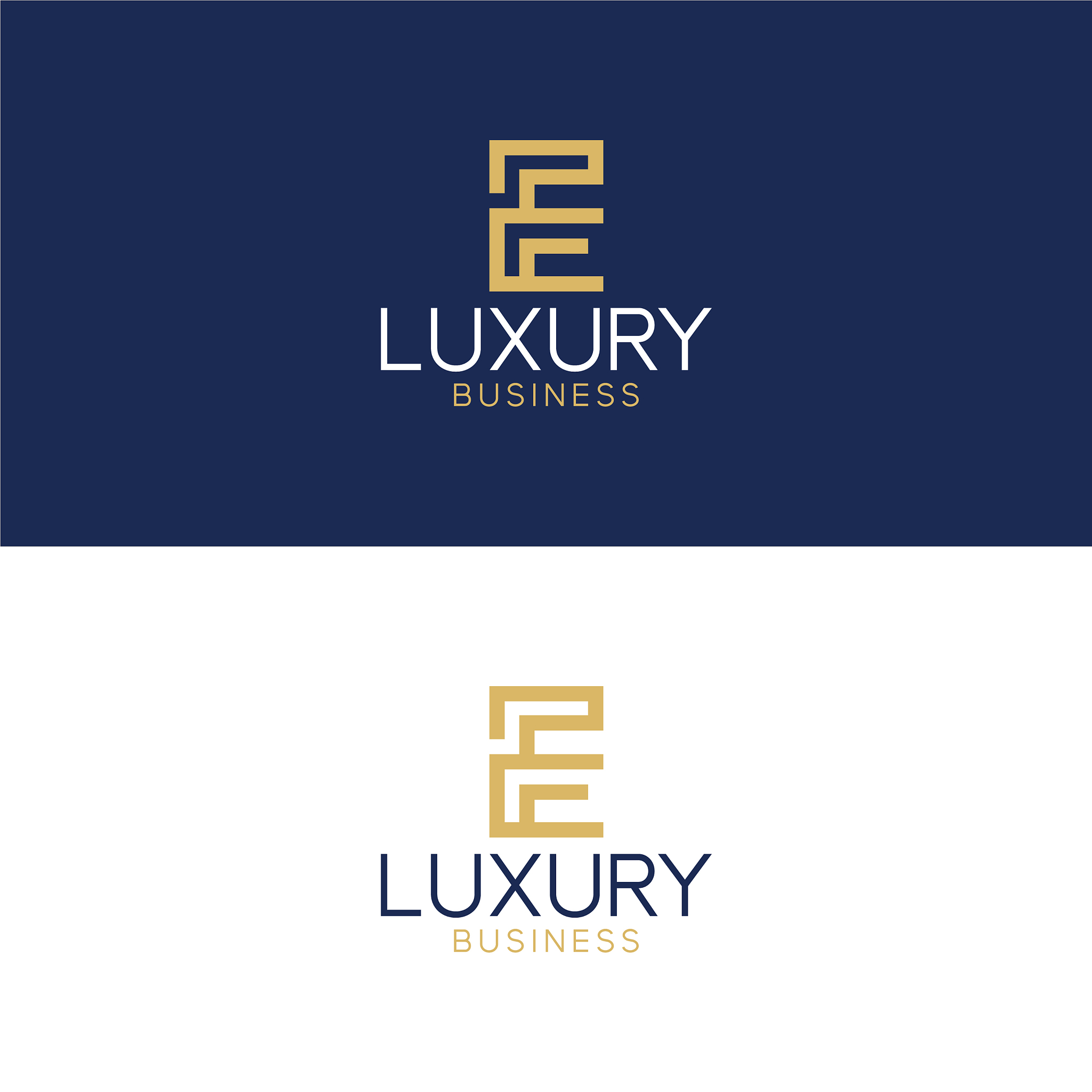 luxury logo e modern style