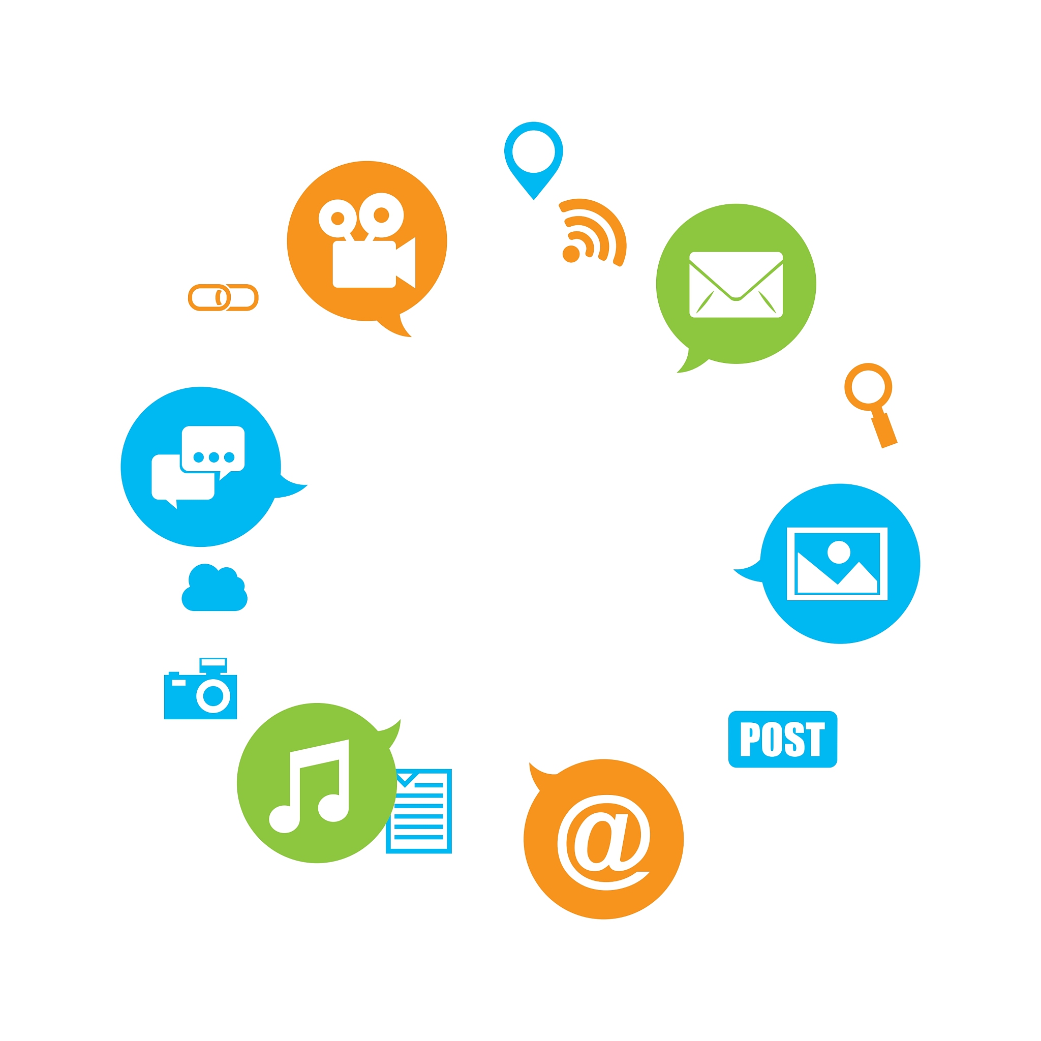 mobile social media icon