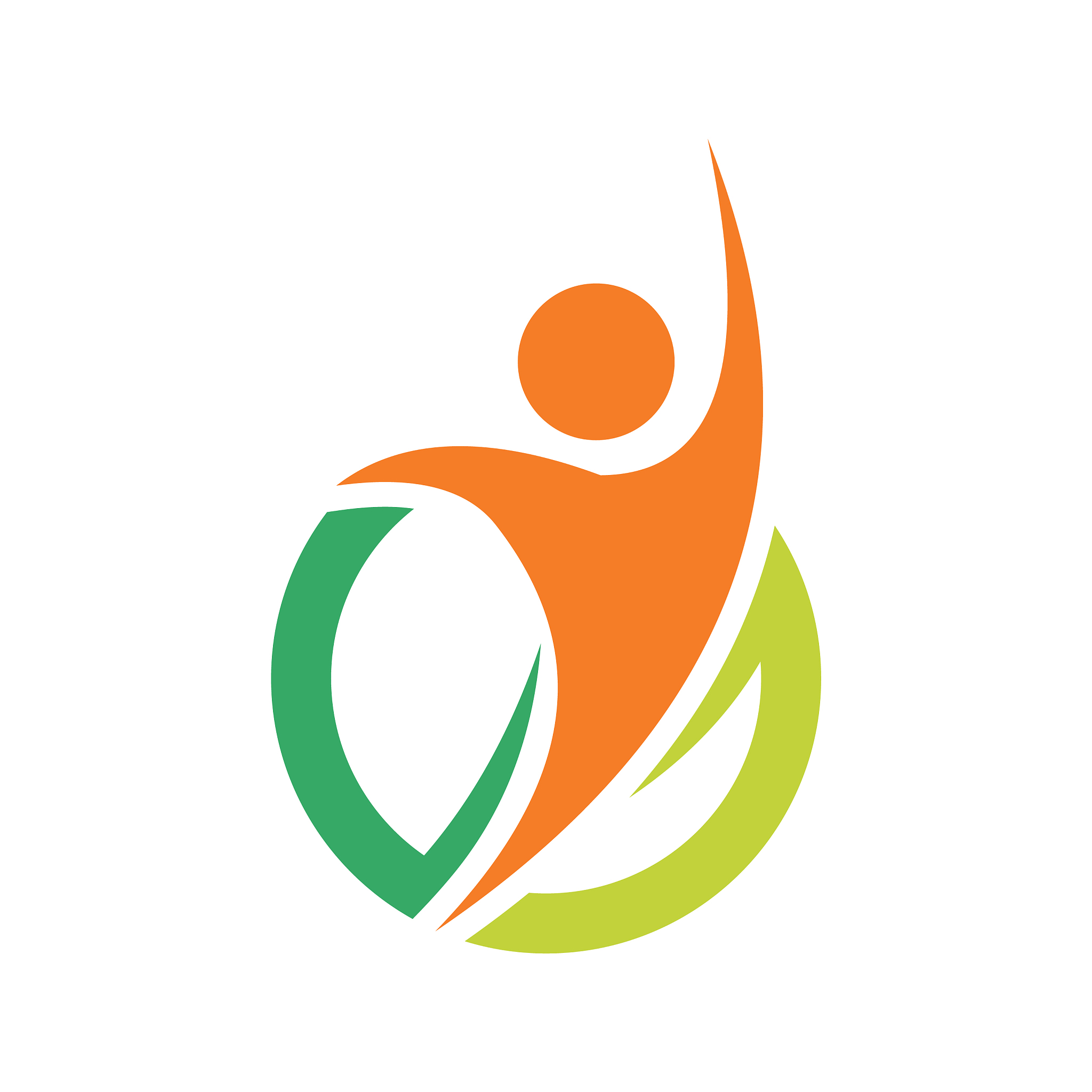 people abstract logo