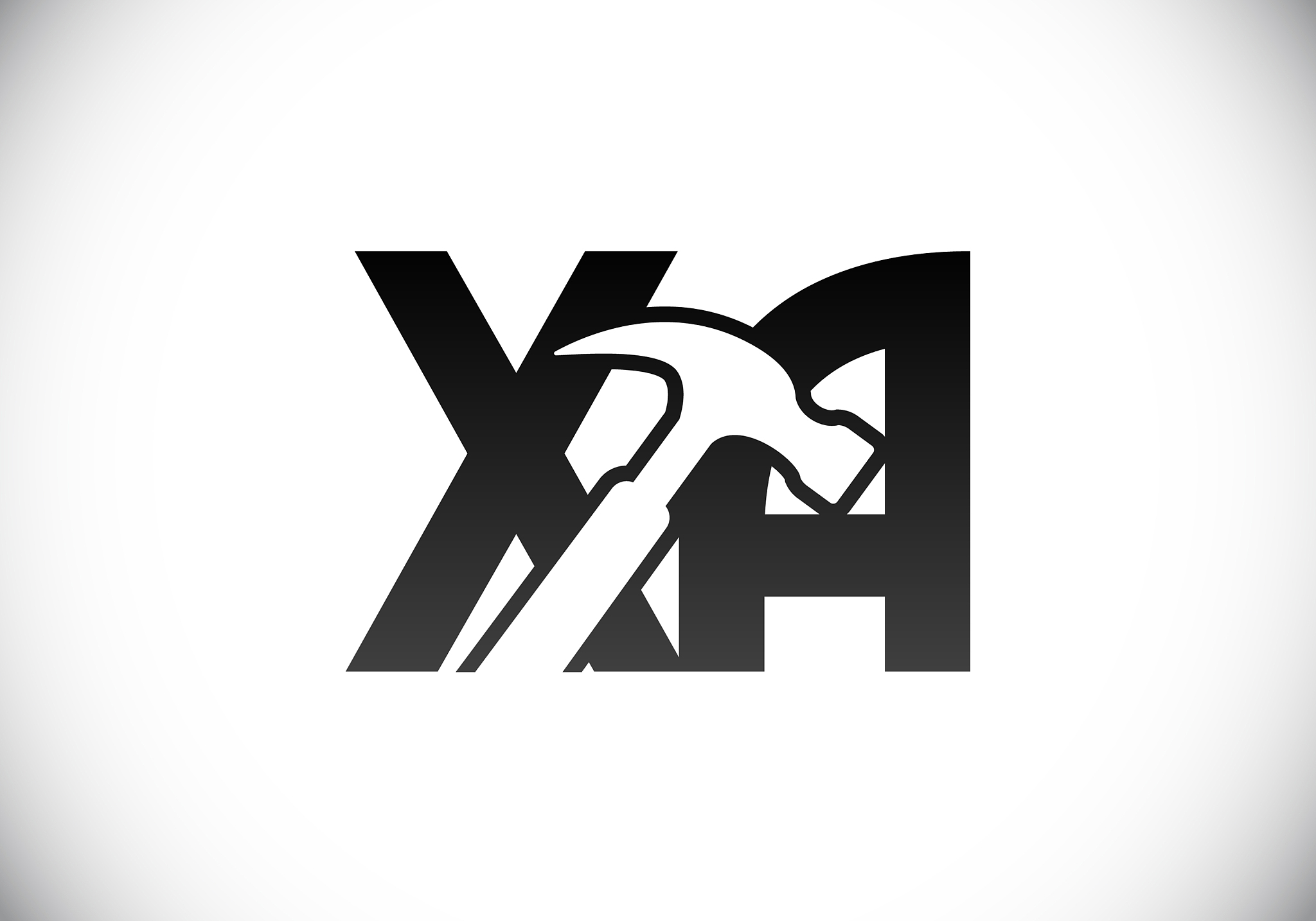 initial monogram letter x a logo design template