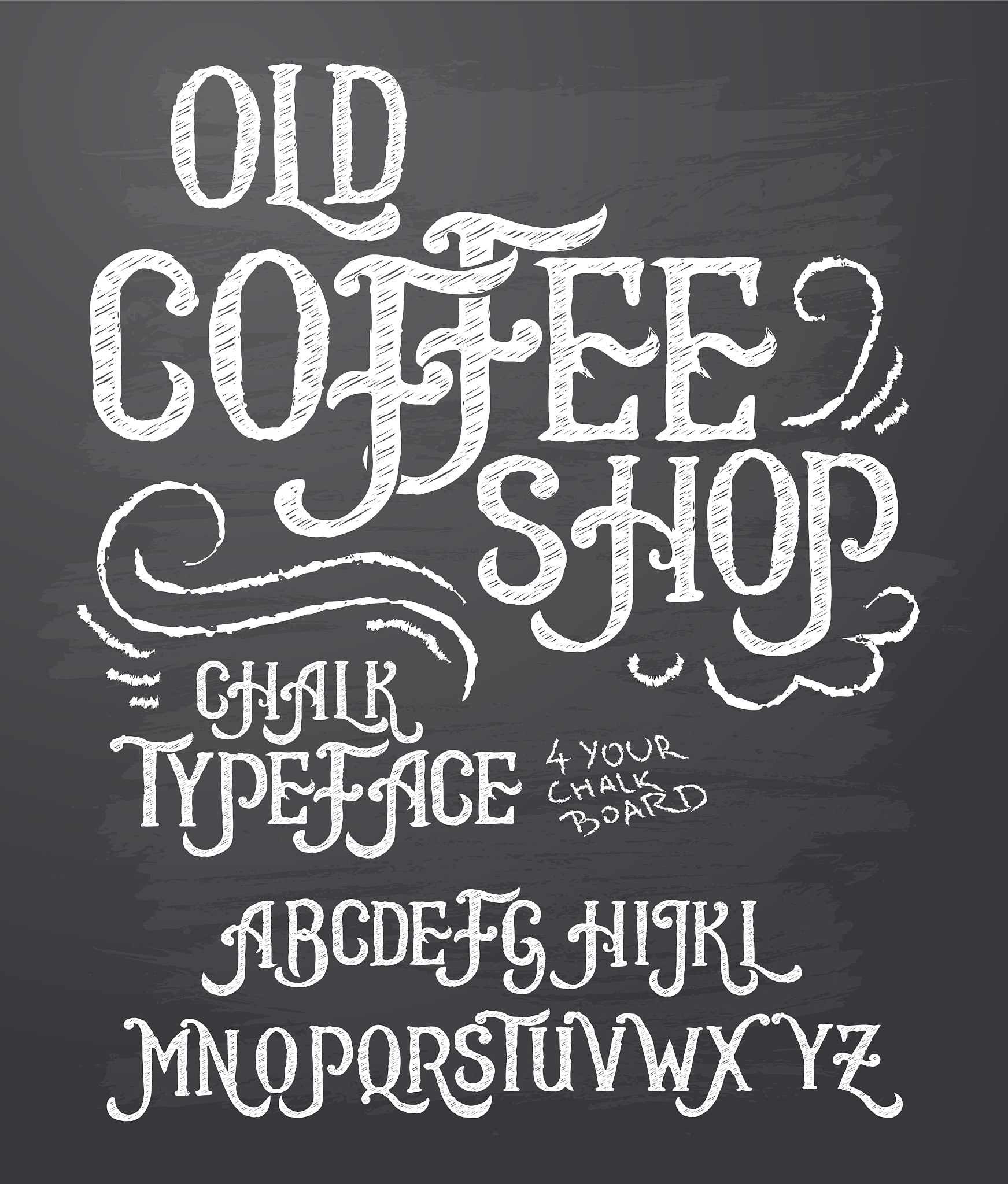 retro font capital letters
