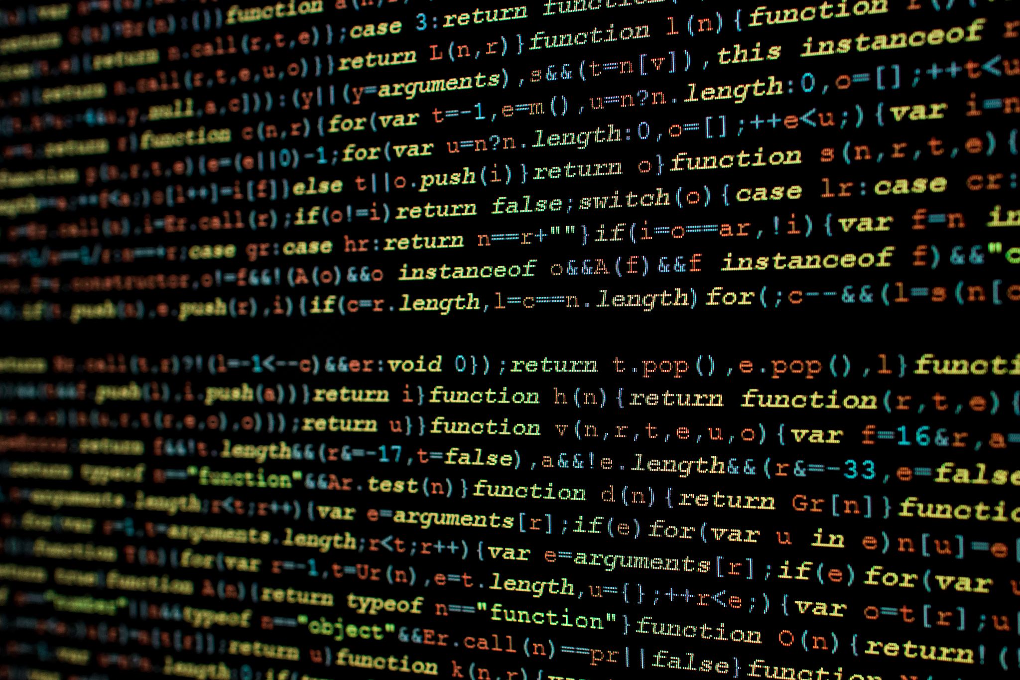 developer works on coding activity. website building