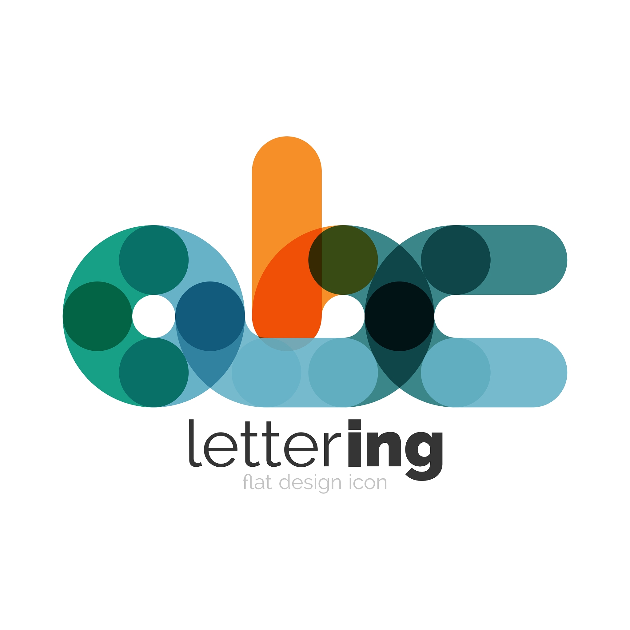 linear business logo letter