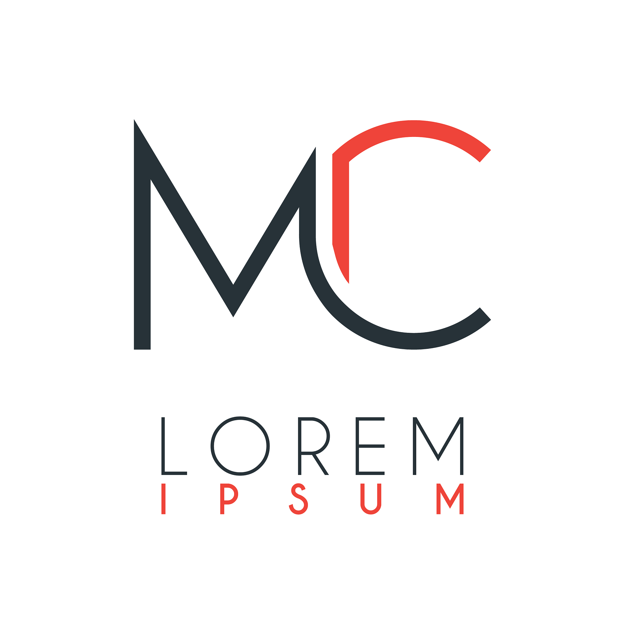 the logo between letter m and letter c or mc