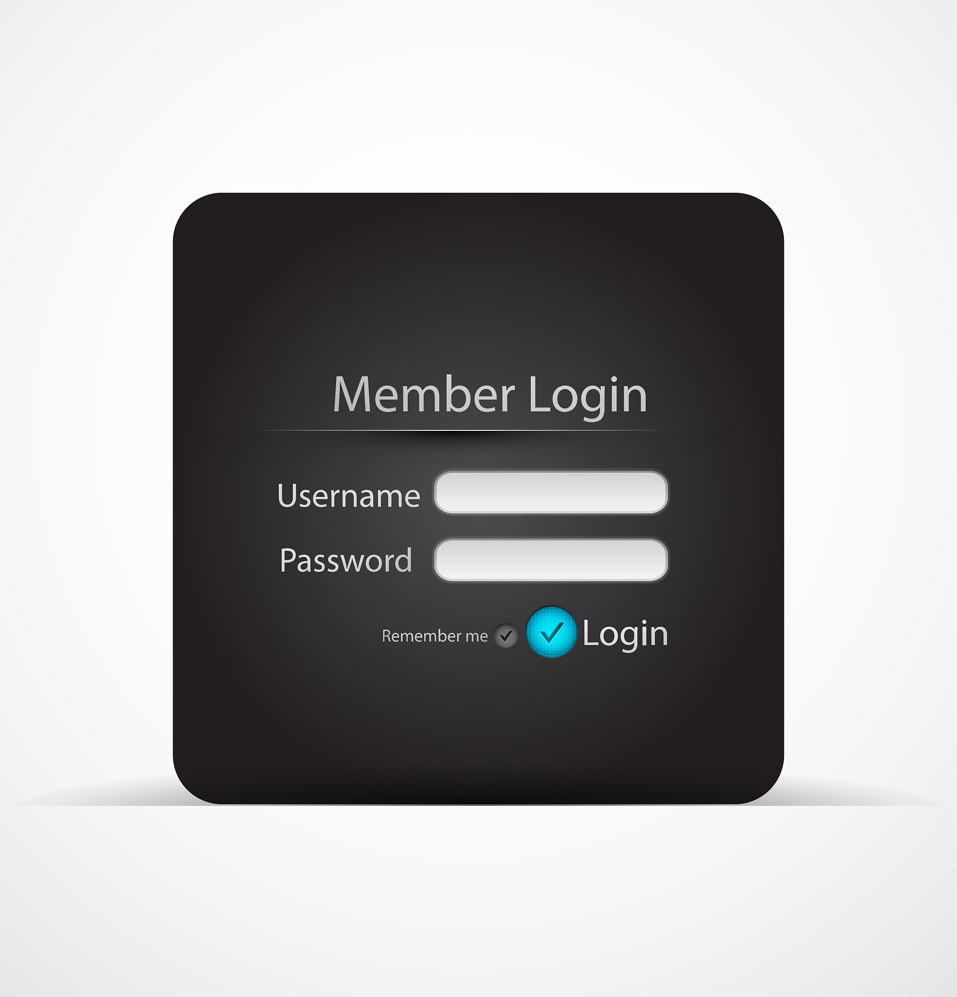 login page