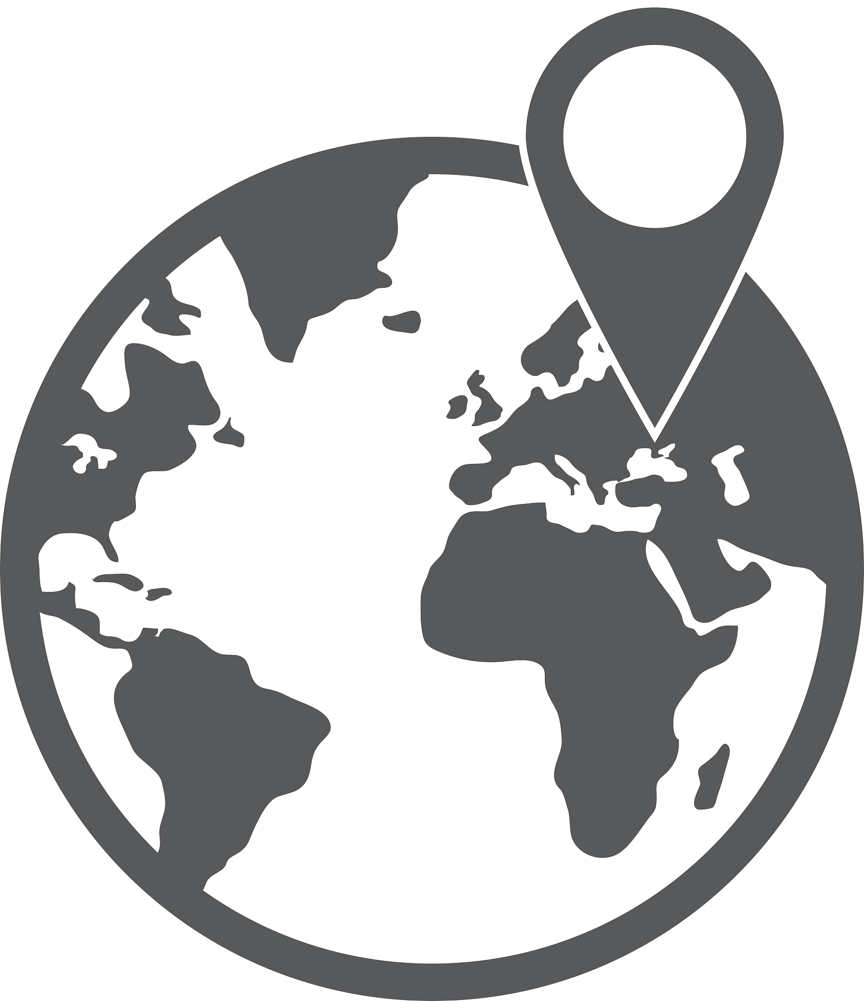earth planet icon delivery and shipping design