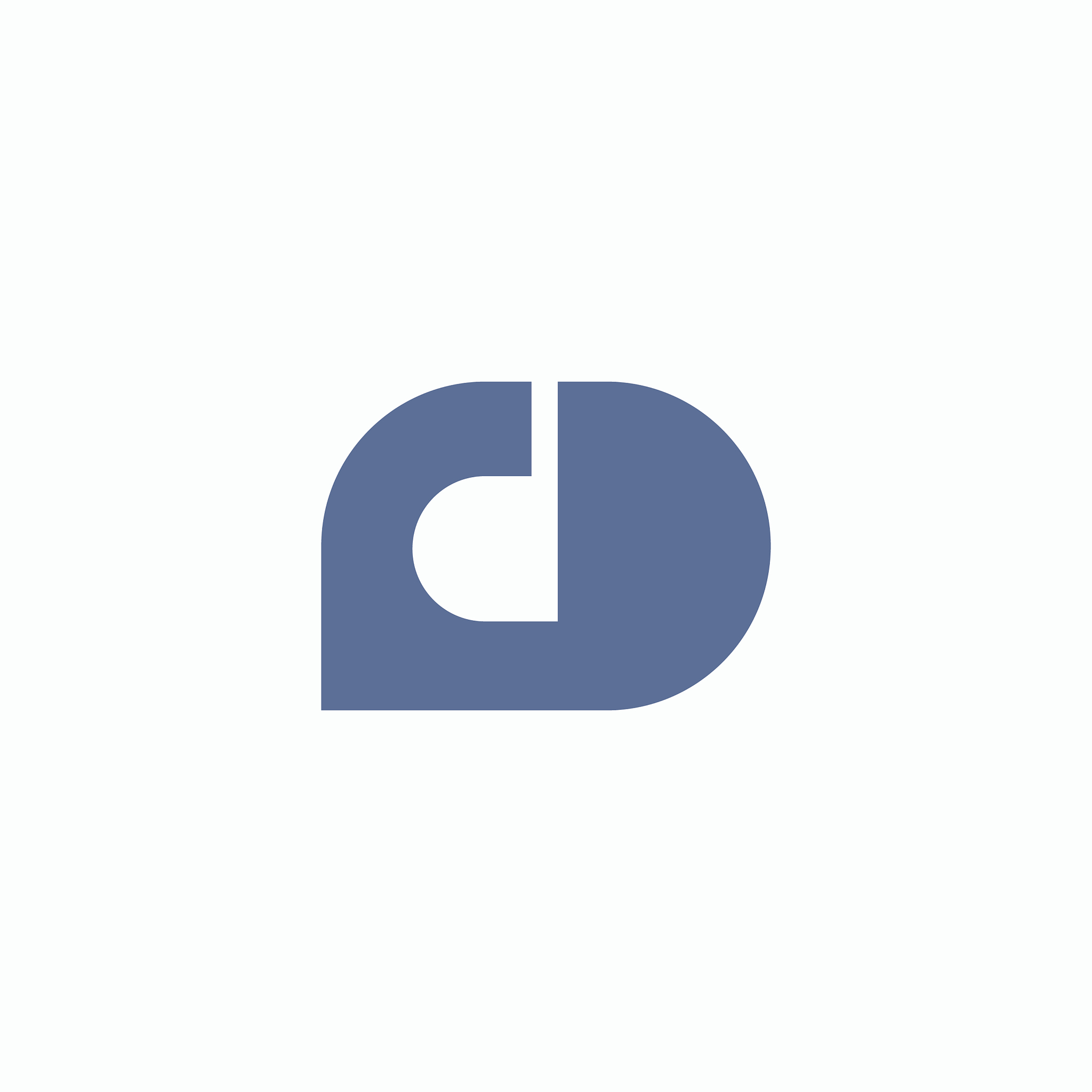 initial logo cd dc letter logo design