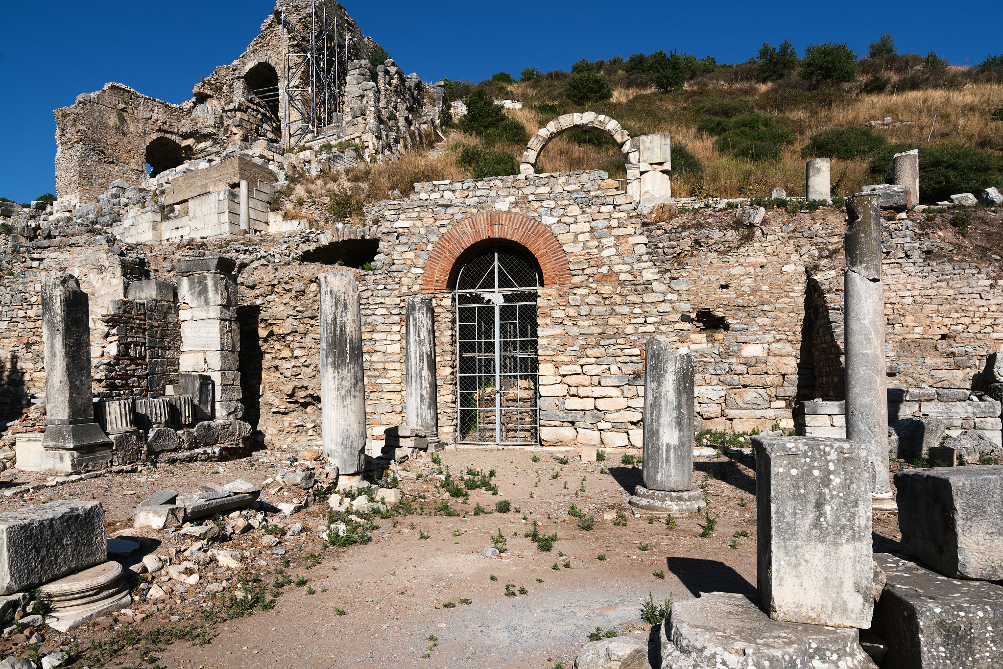 ephesus ruins in zmir city