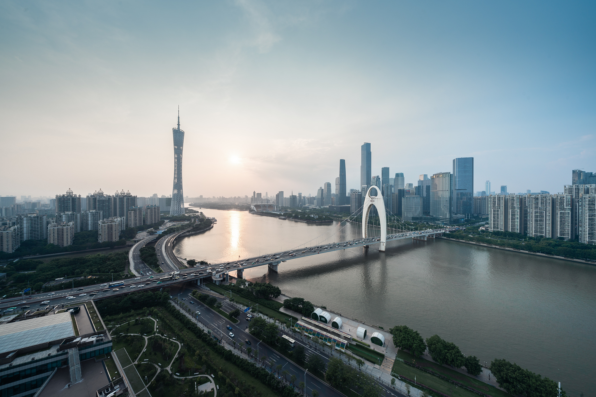cbd of guangzhou, china