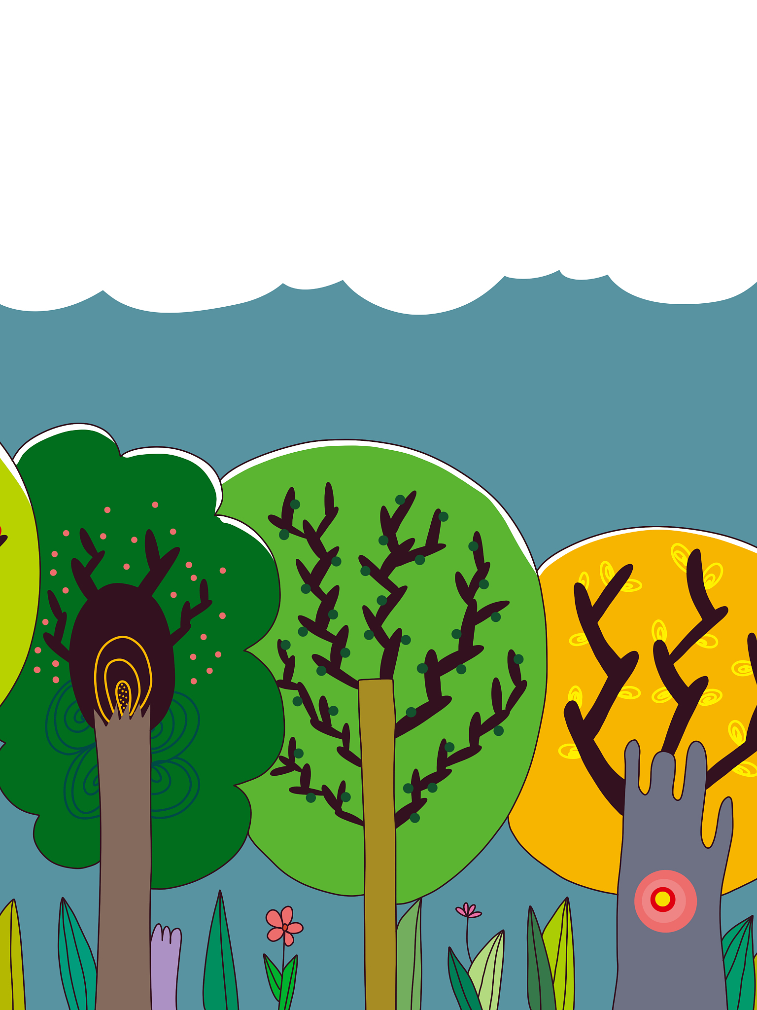 幼儿语言能力分析：拦拦路的大树故事