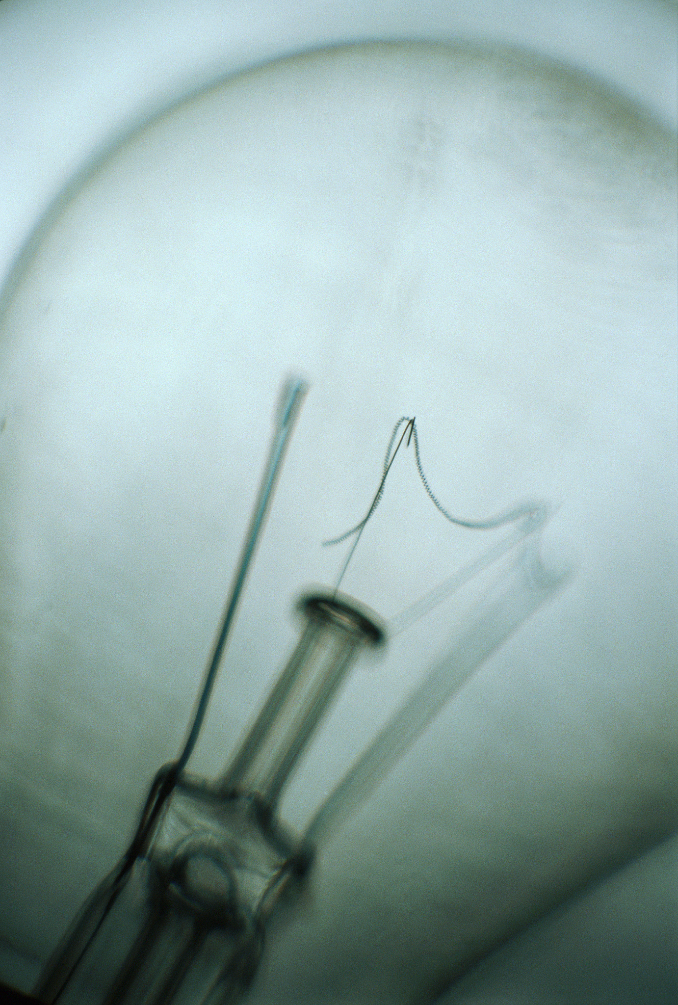 one light bulb, not burning