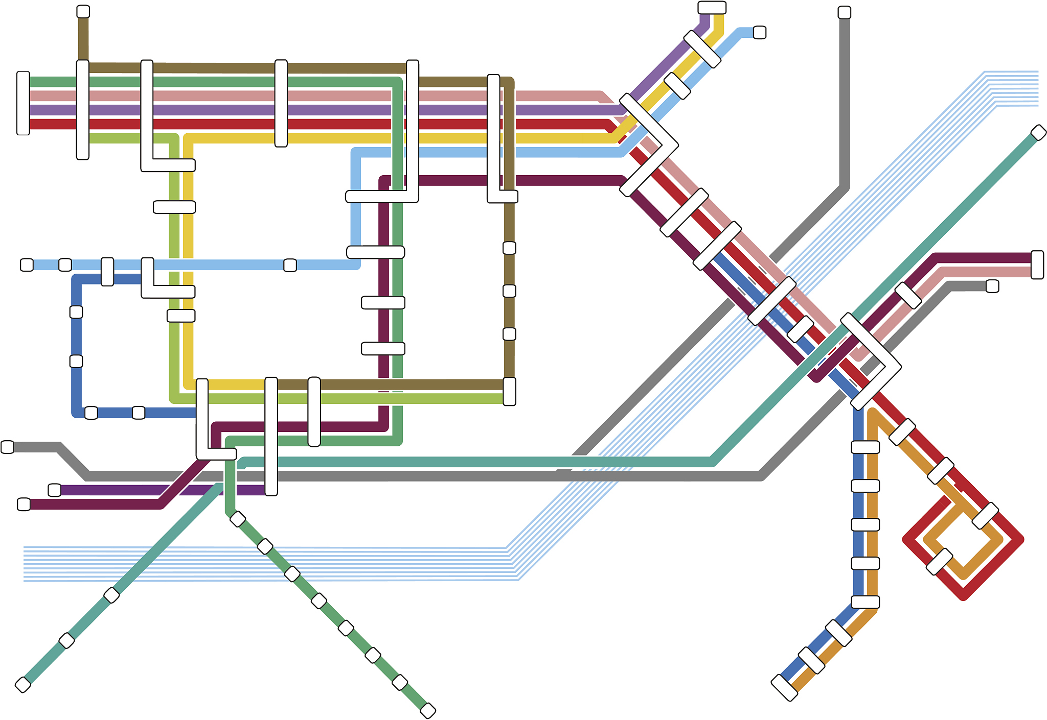 巴塞罗那的地铁目前有几条线路？几个车站？几个换乘站？运营里程是多少？