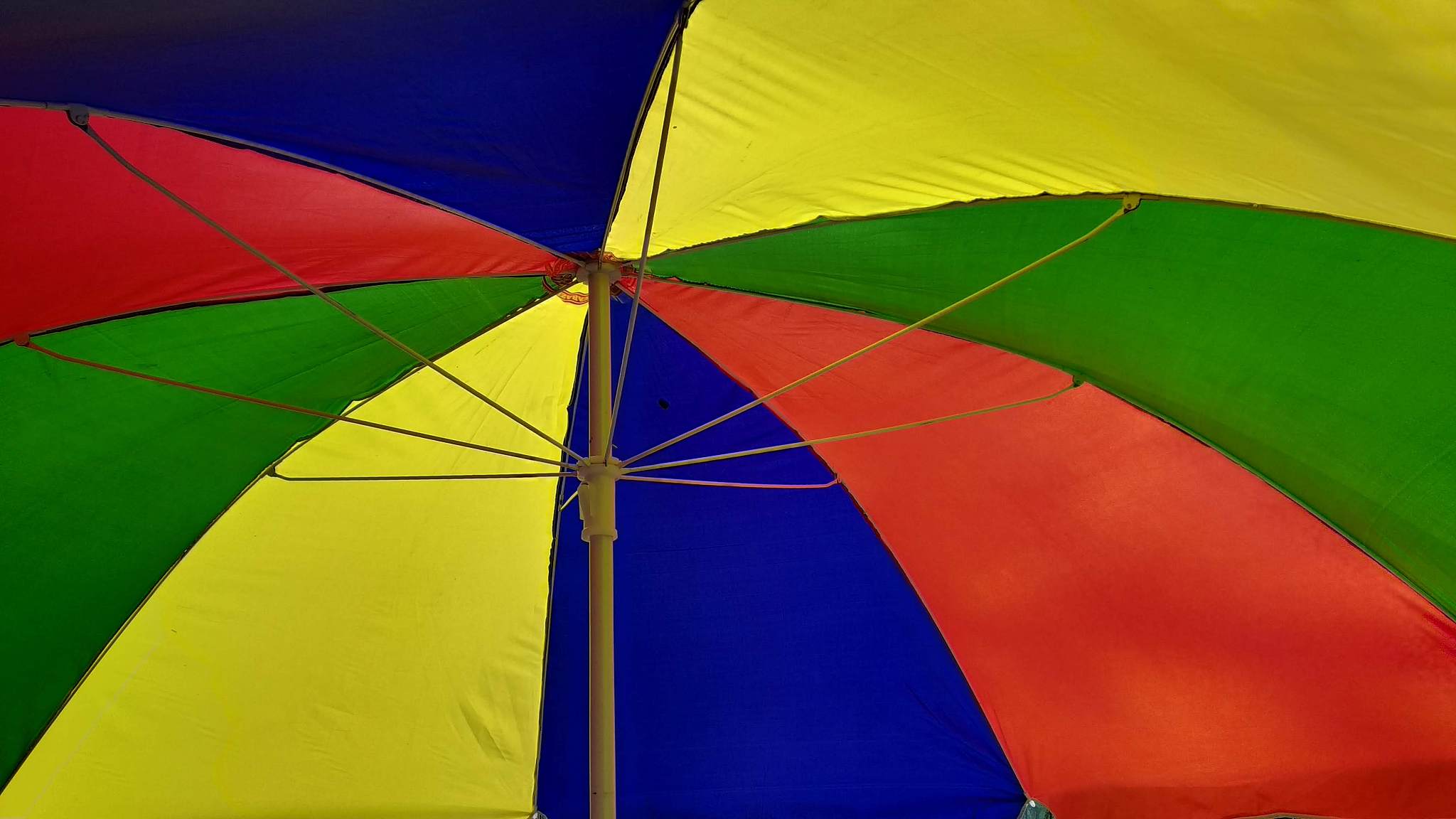 a colorful umbrella