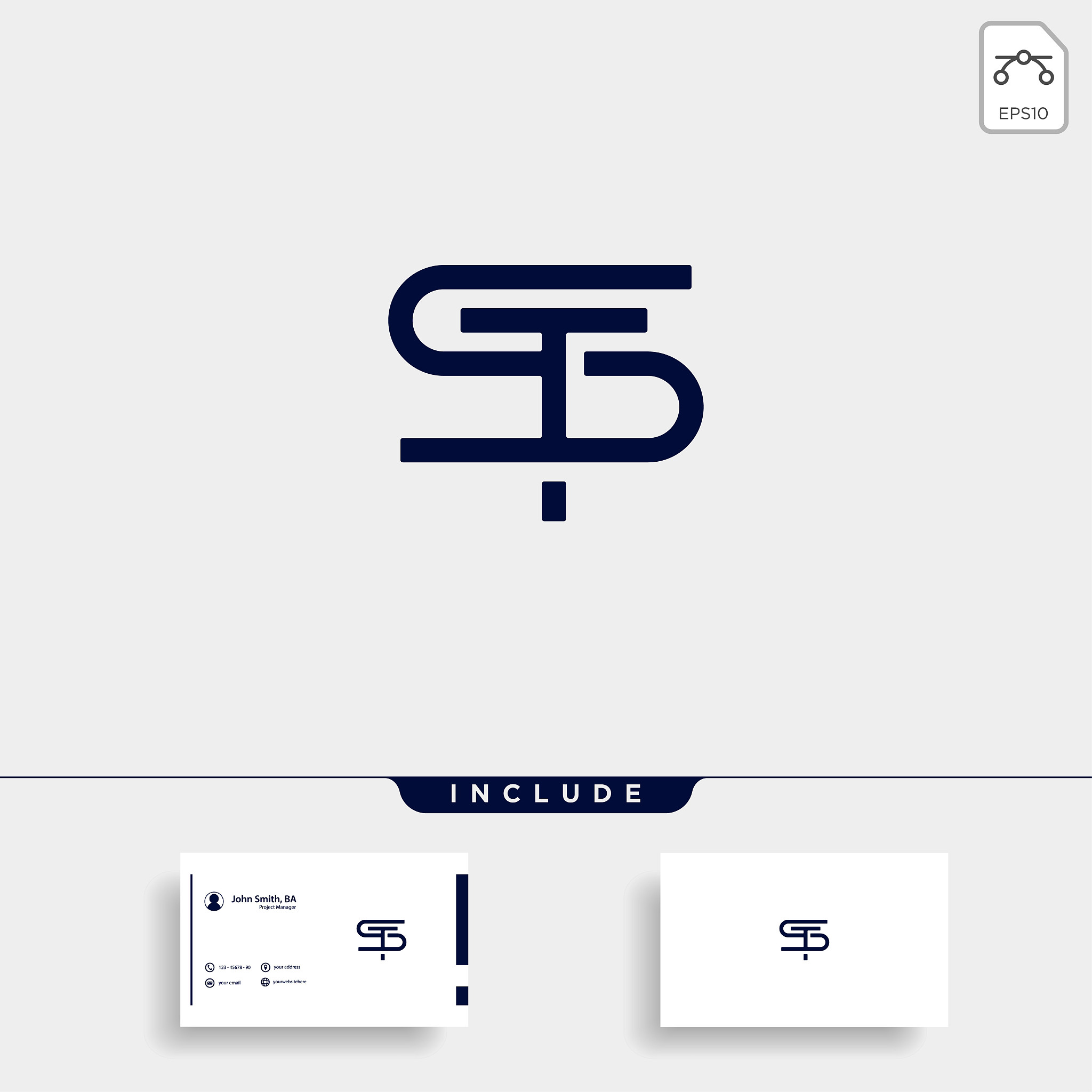 letter st ts s t symbol design simple vector