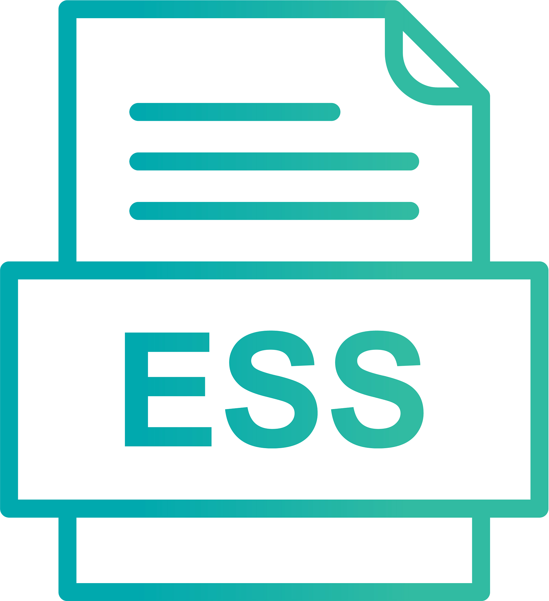 ess file document icon
