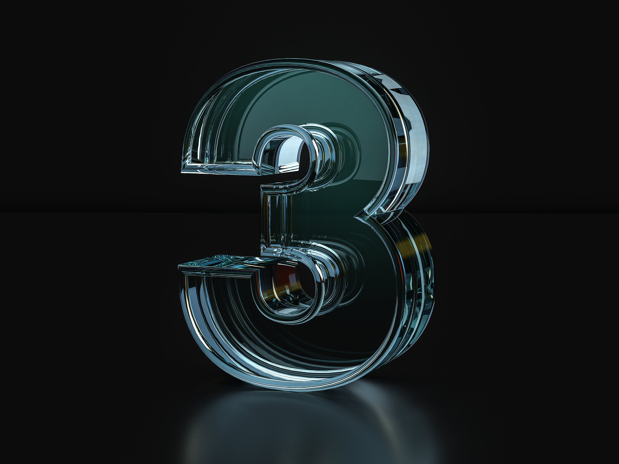 glass number three