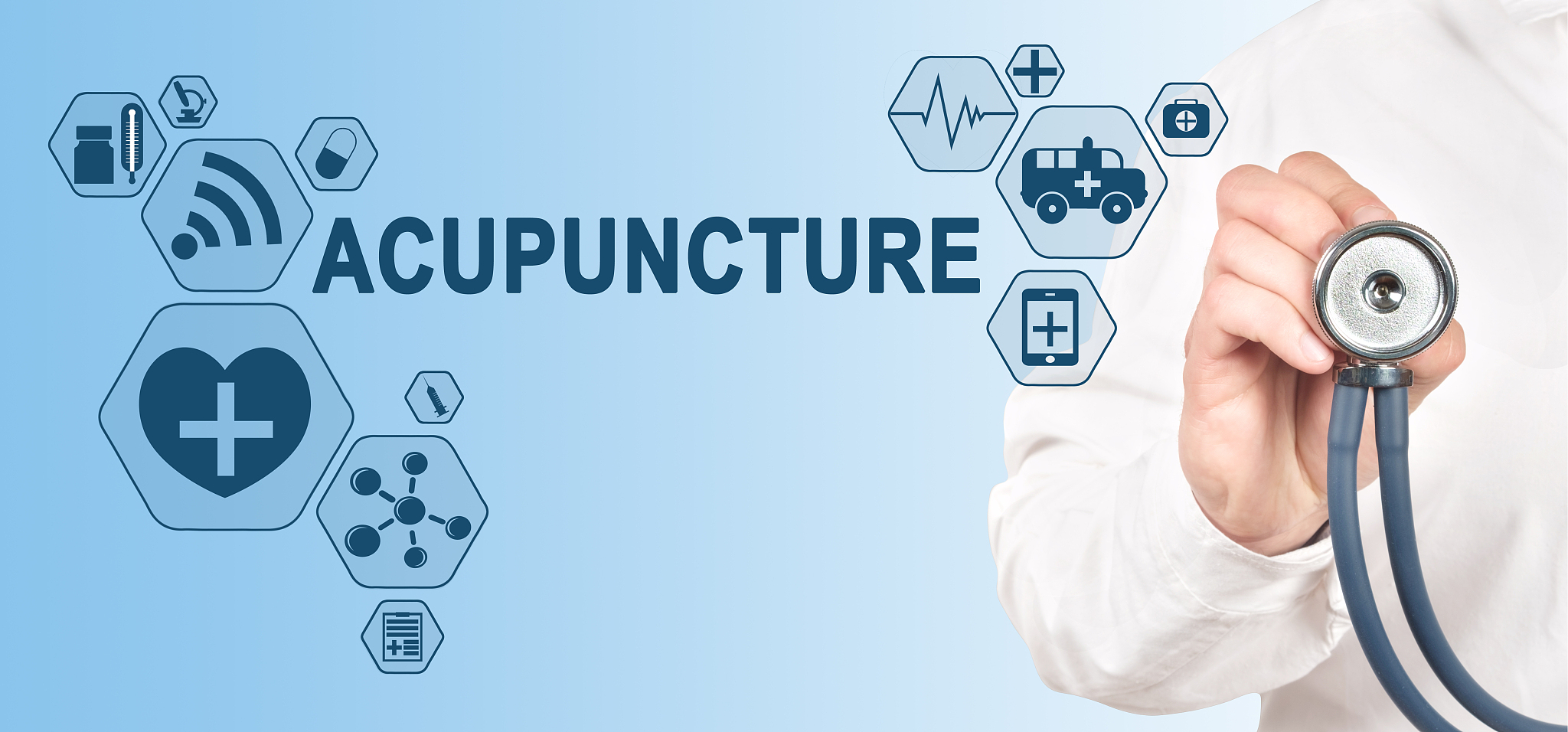acupuncture diagnosis medical and healthcare concept. doctor