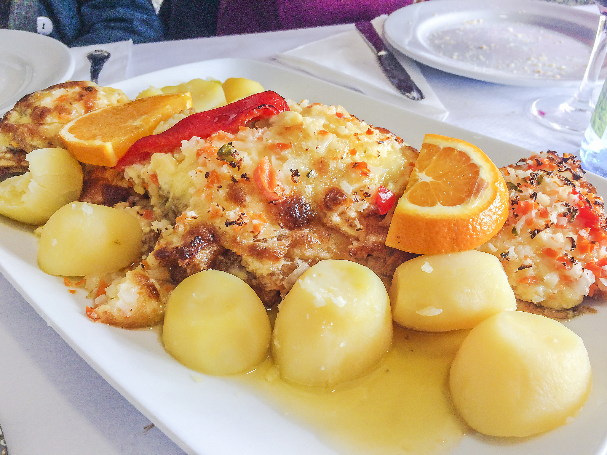 baked cod with potatoes