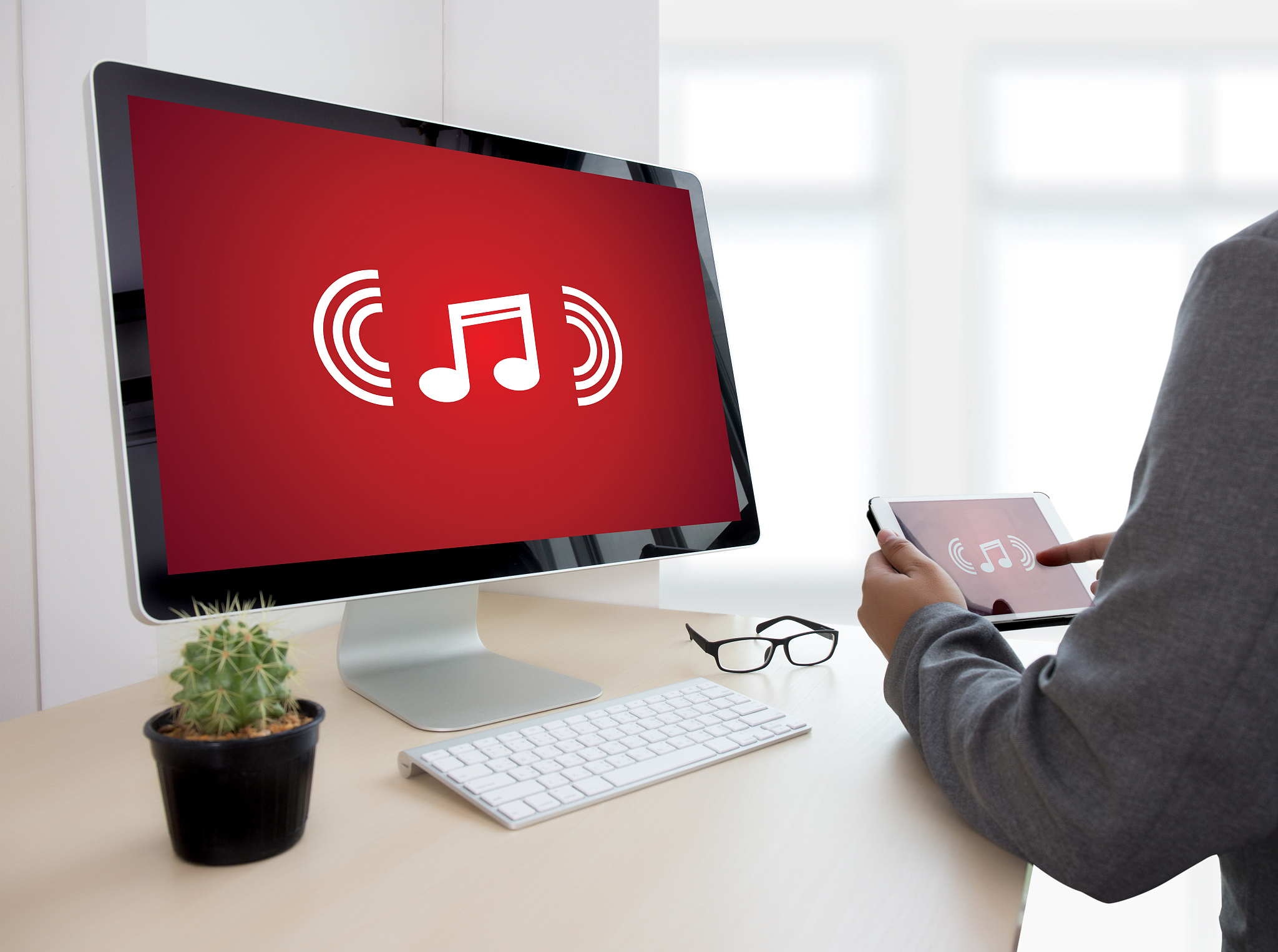 music streaming media enjoying the music entertainment download