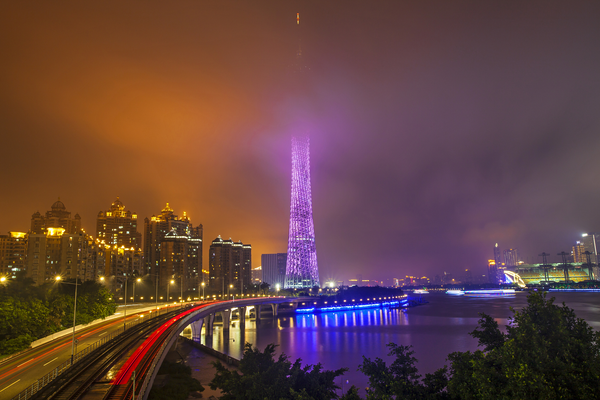 广州城市夜景