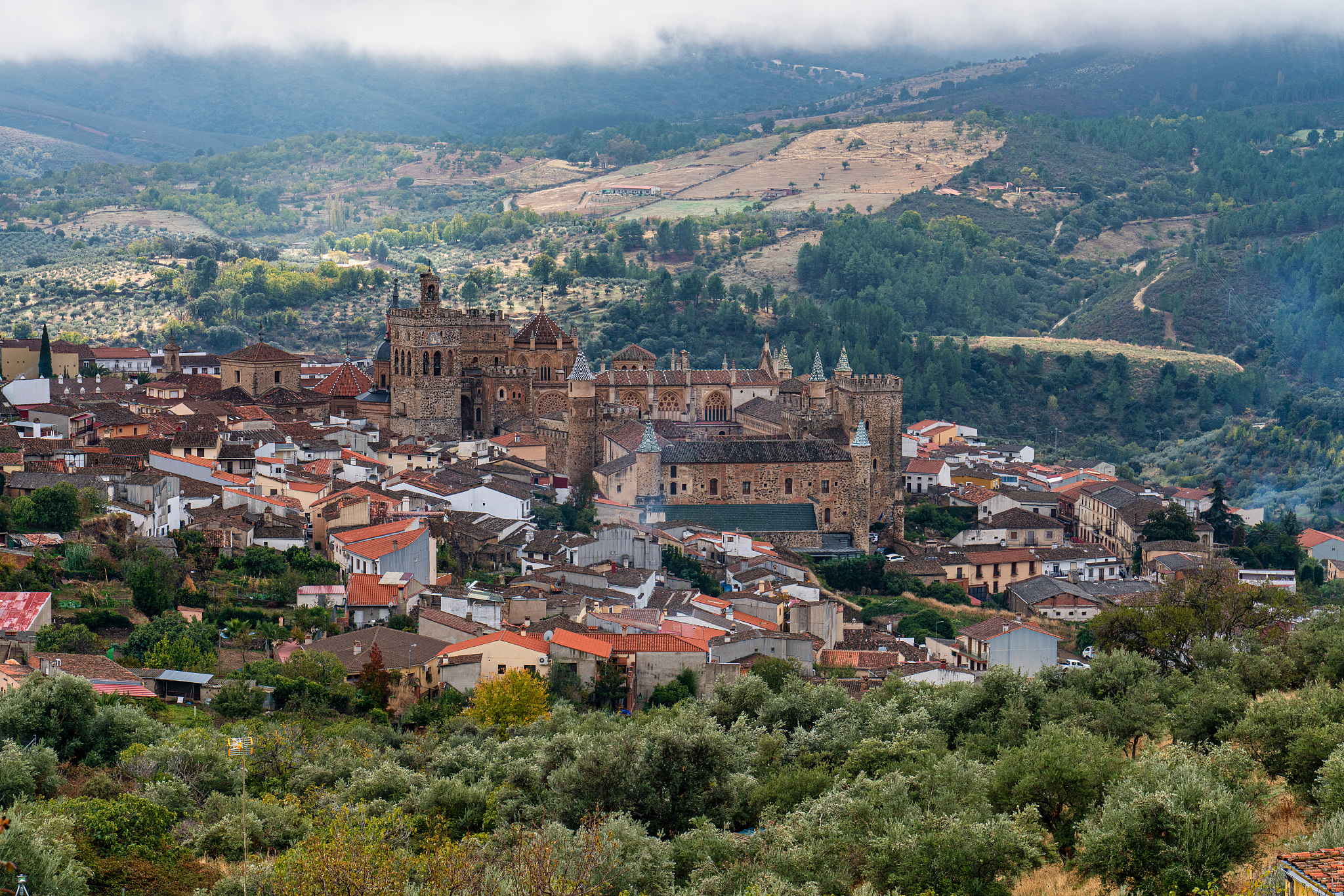 royal monastery of santa maria de guadalupe. caceres, spain.