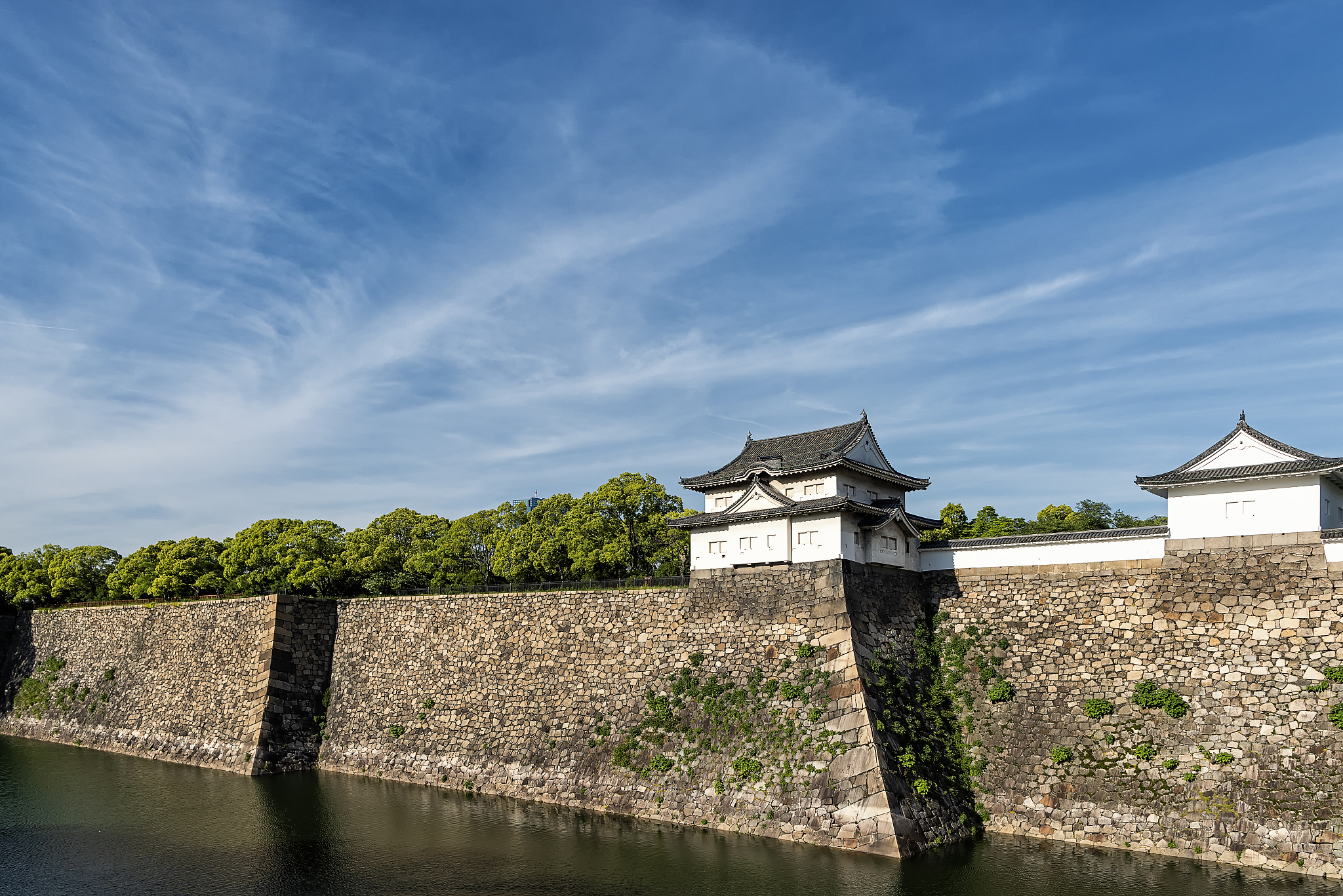 日本大阪城公园护城河<strong>高清</strong>图