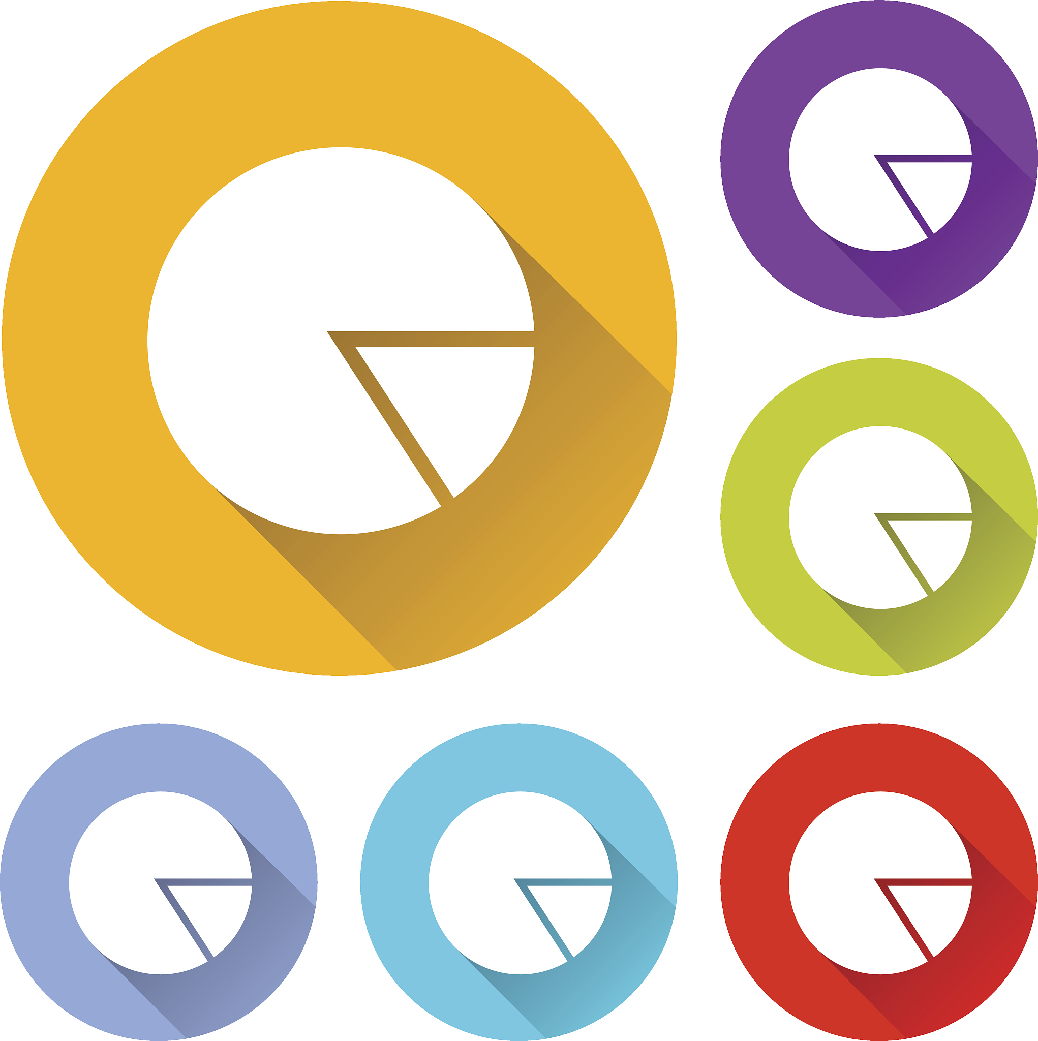 six pie icon