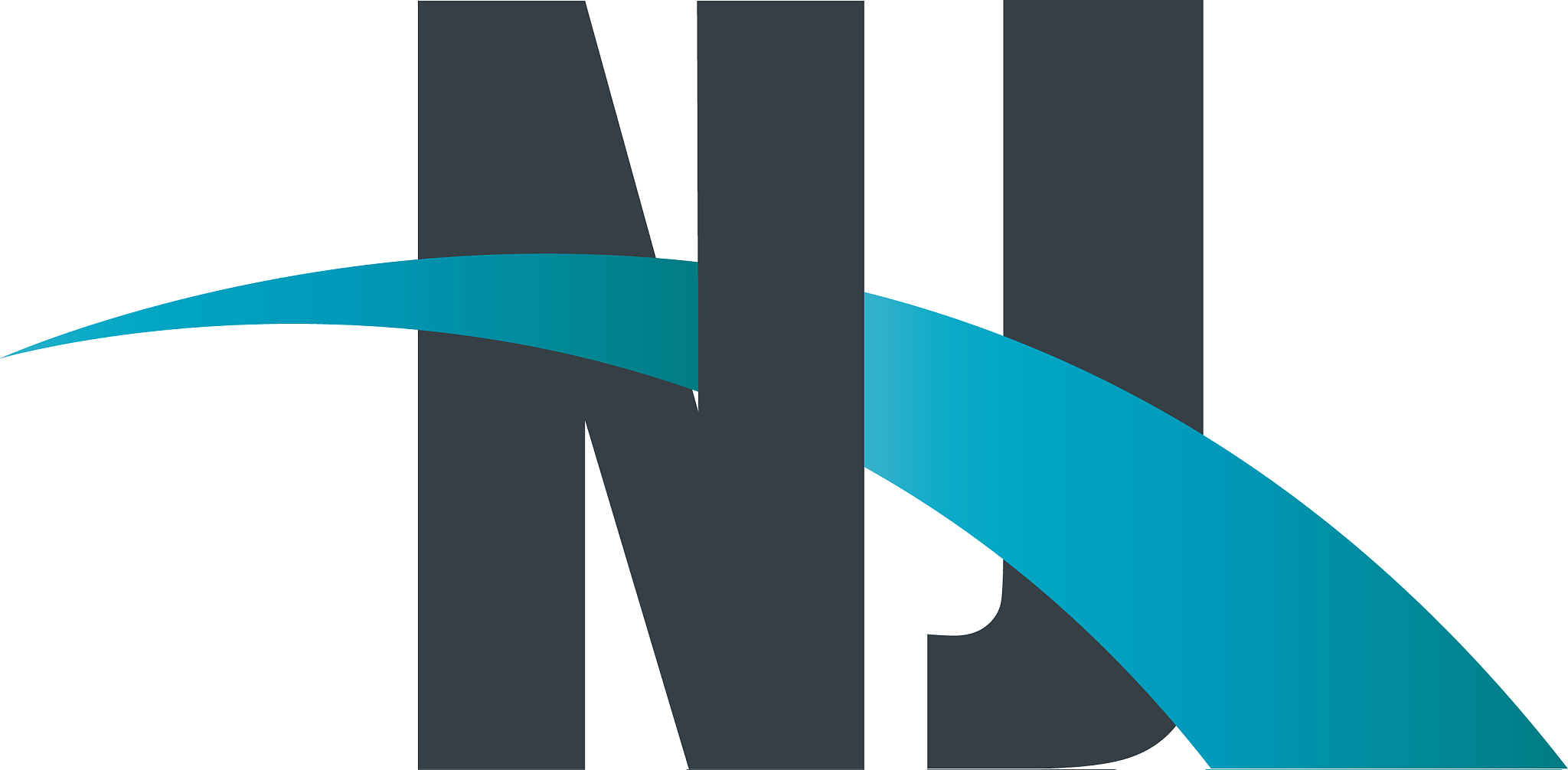 initial letter overlapping design logo