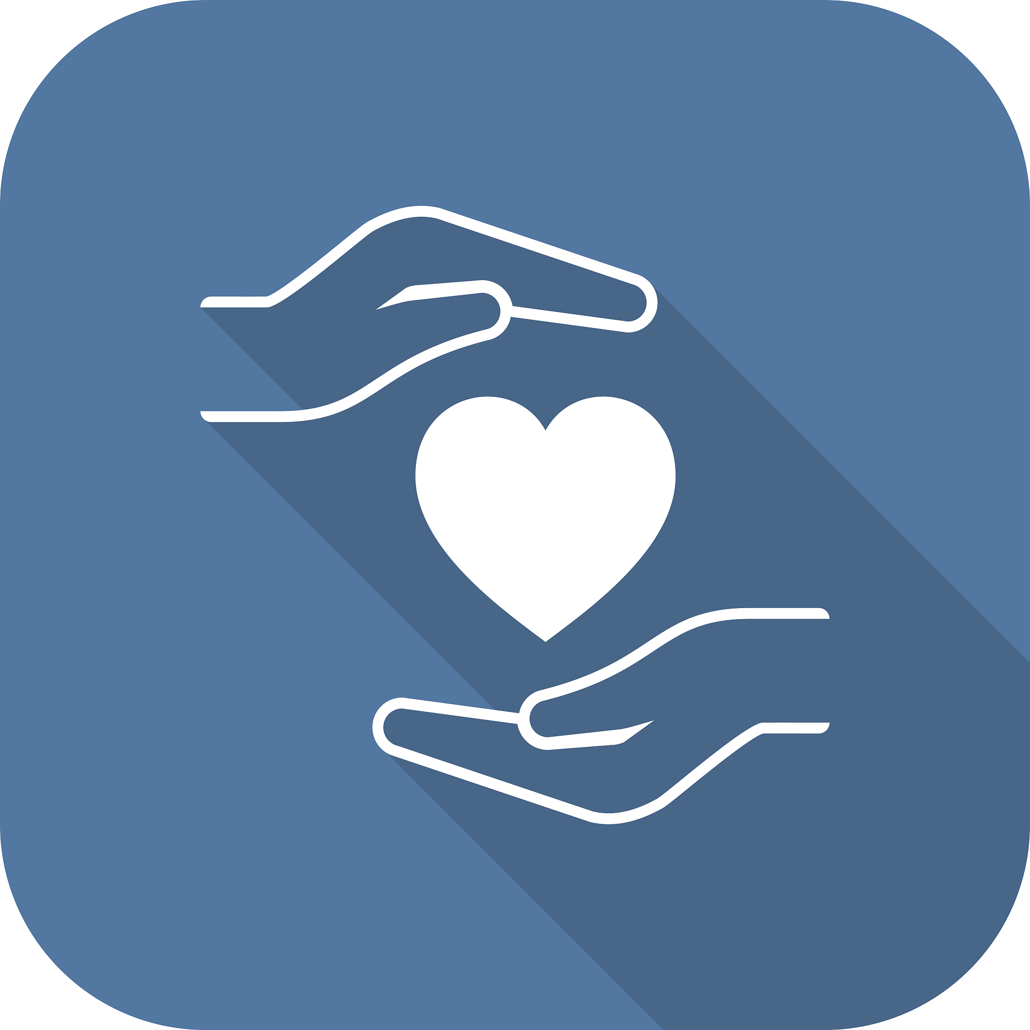 heart disease prevention icon. flat design.