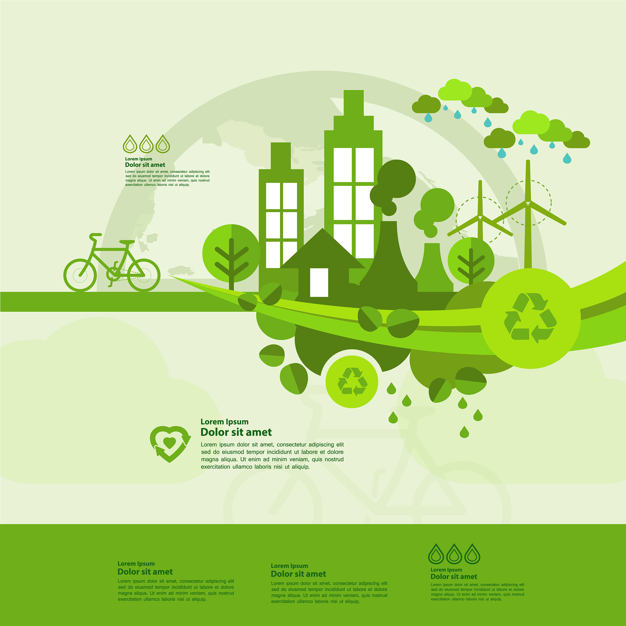 save the world together green ecology