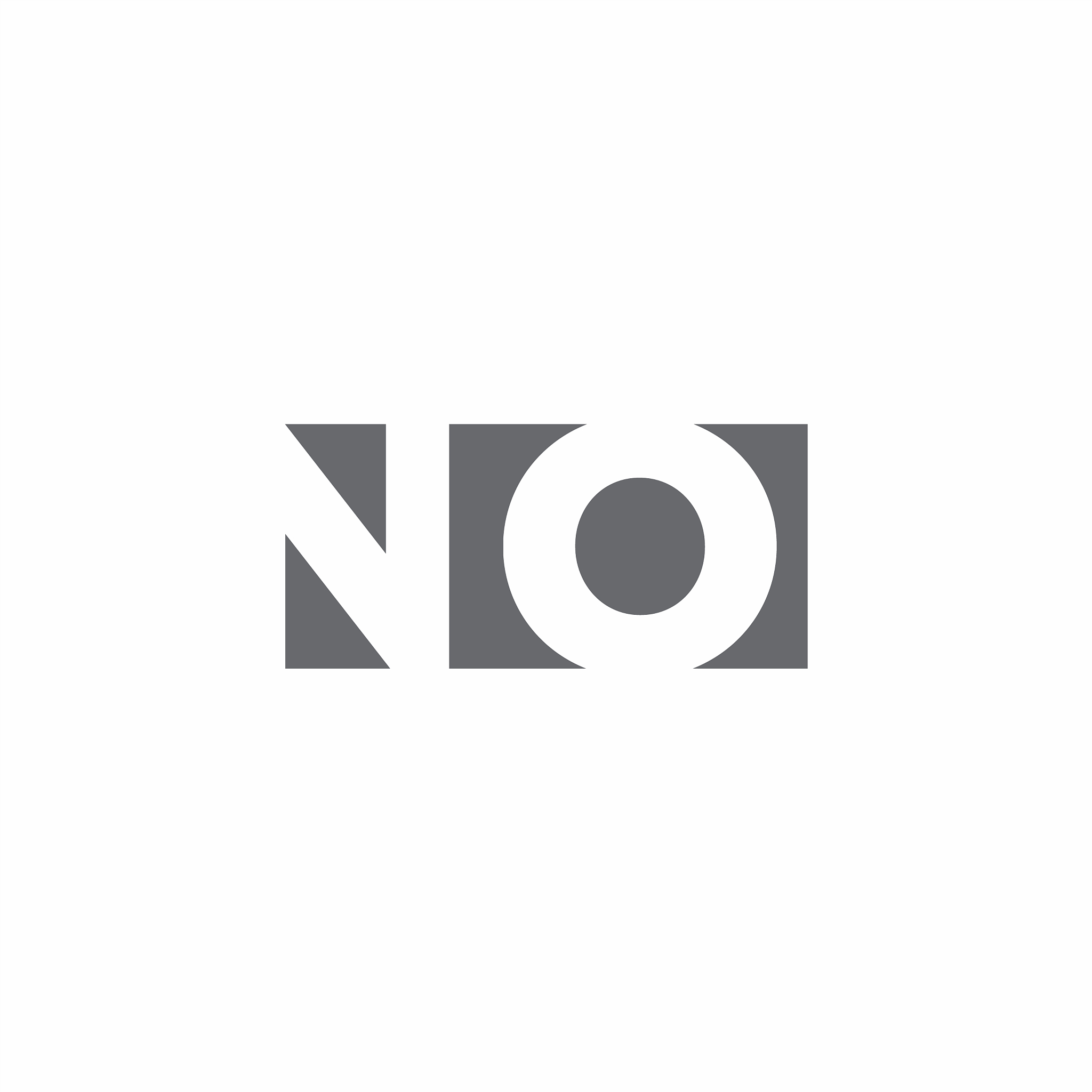 no logo monogram with negative space style design