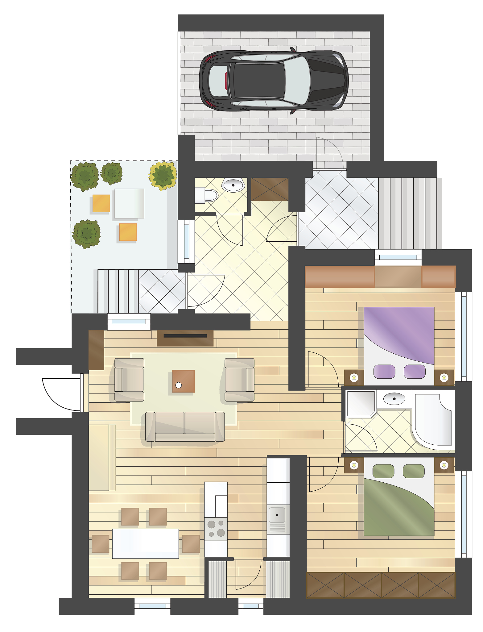 装修家居清单140平4间卧室两个卫生间1个主客厅1个厨房1个大阳台一家6口人爷爷奶奶爸爸妈妈和两个孩子一儿一女