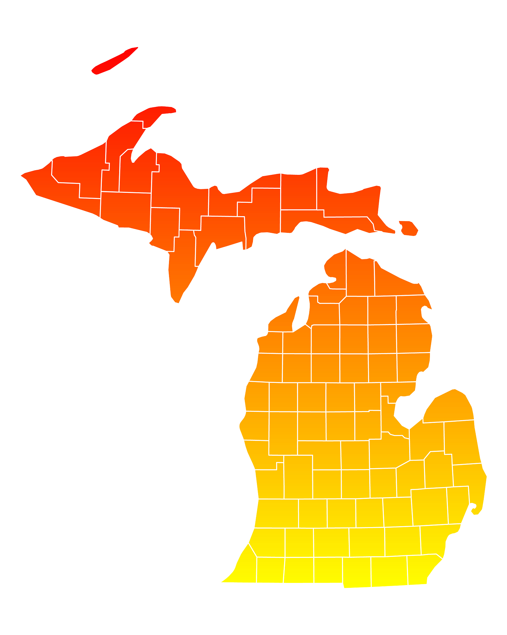 map of michigan